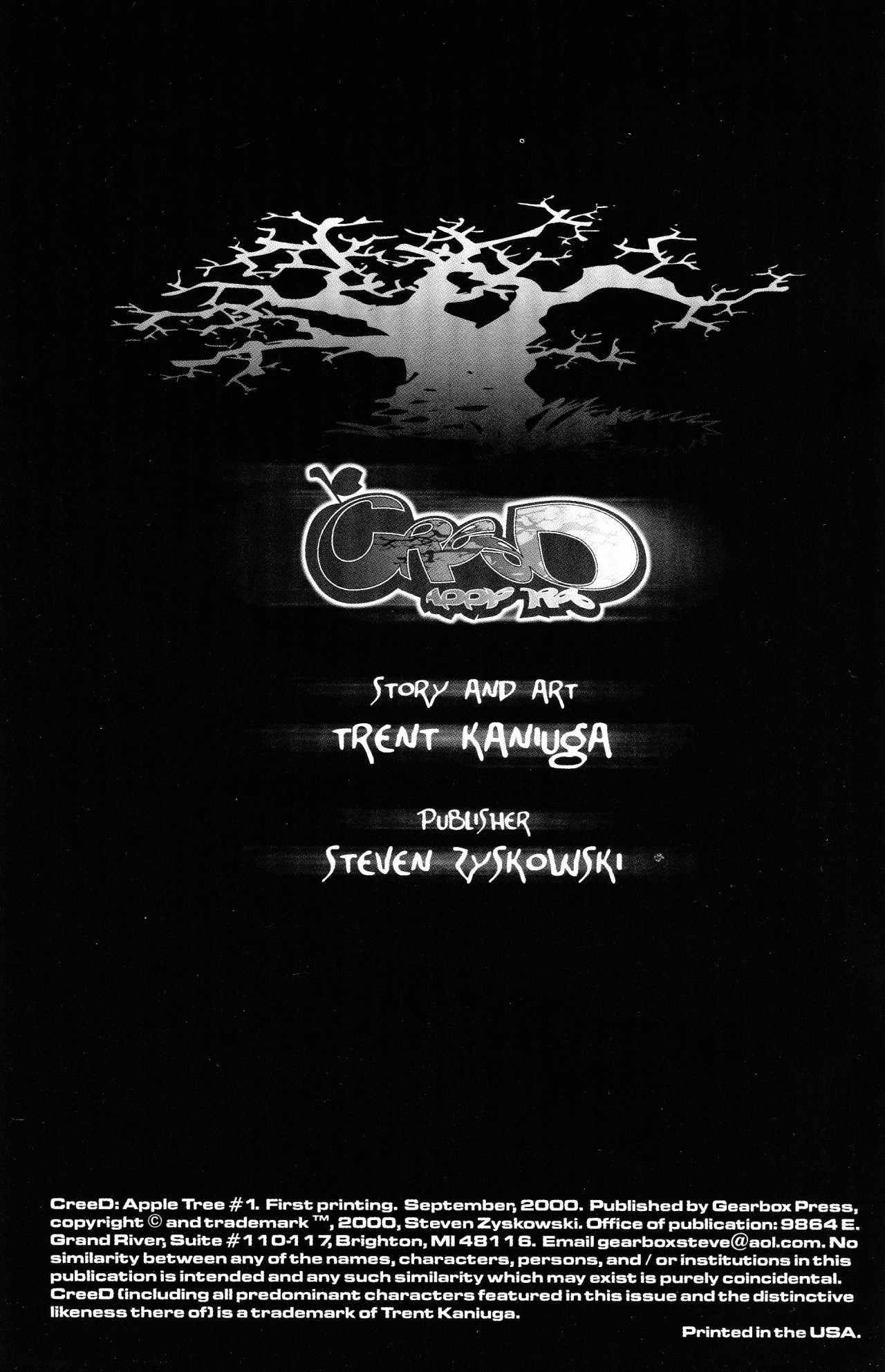 Read online CreeD: Apple Tree comic -  Issue # Full - 2