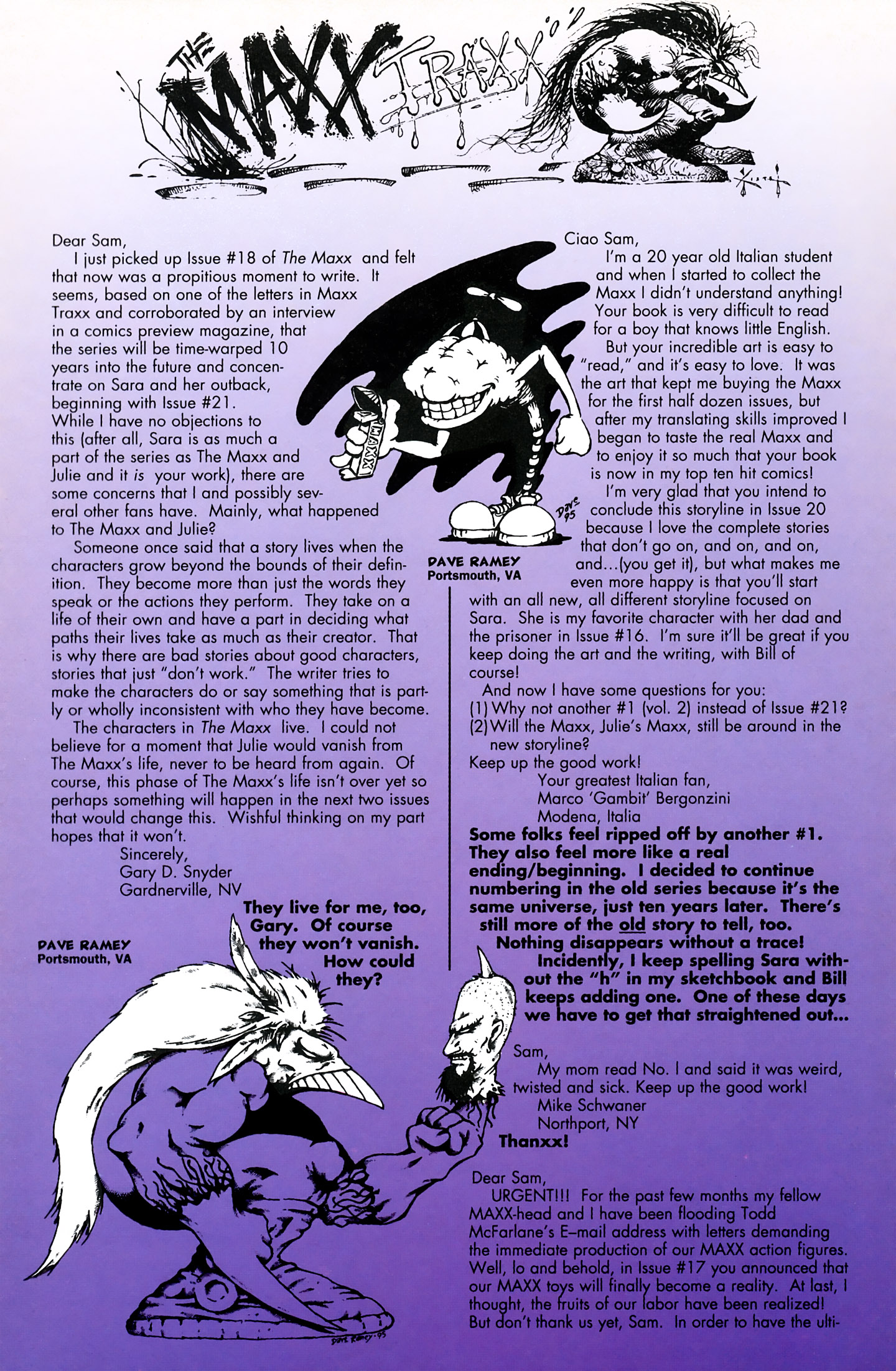 Read online The Maxx (1993) comic -  Issue #20 - 21