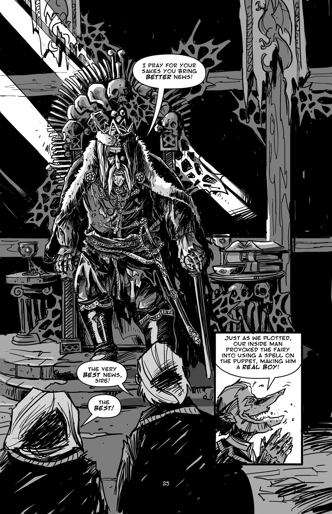 Read online Pinocchio: Vampire Slayer - Of Wood and Blood comic -  Issue #1 - 24