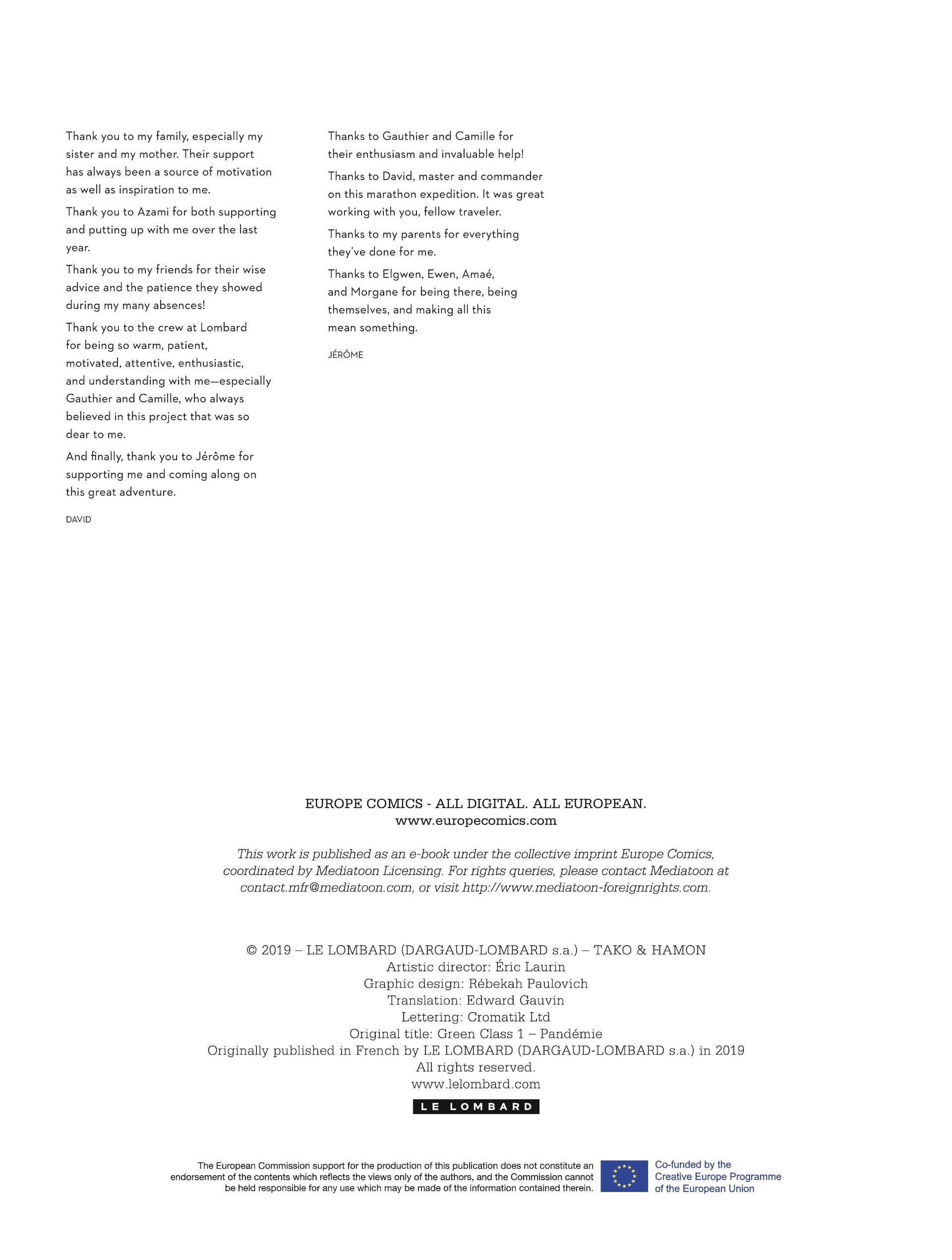 Read online Green Class comic -  Issue #1 - 73