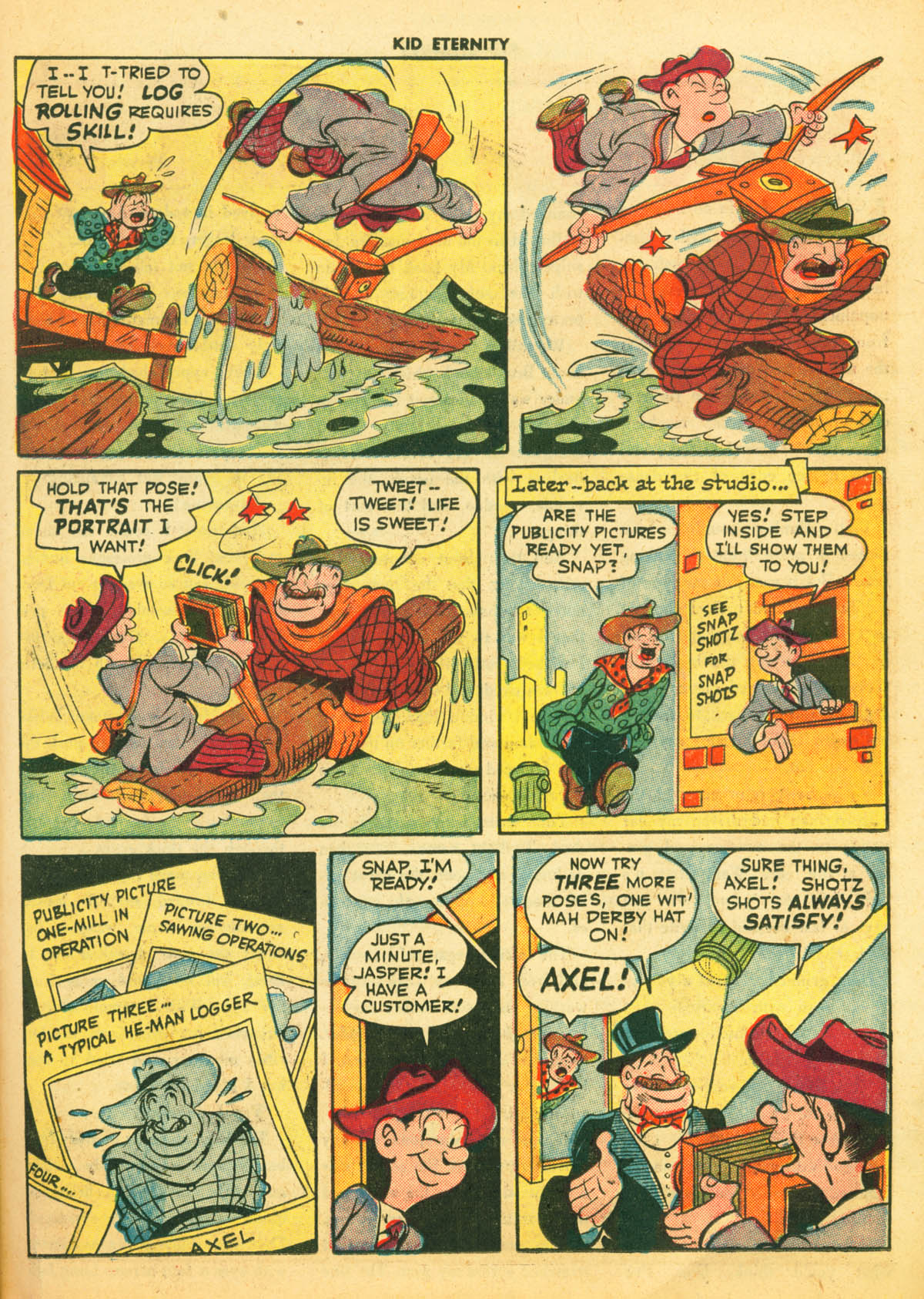 Read online Kid Eternity (1946) comic -  Issue #2 - 33