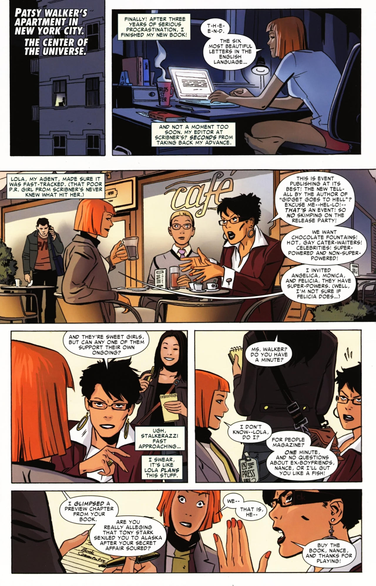 Read online Marvel Divas comic -  Issue #1 - 2