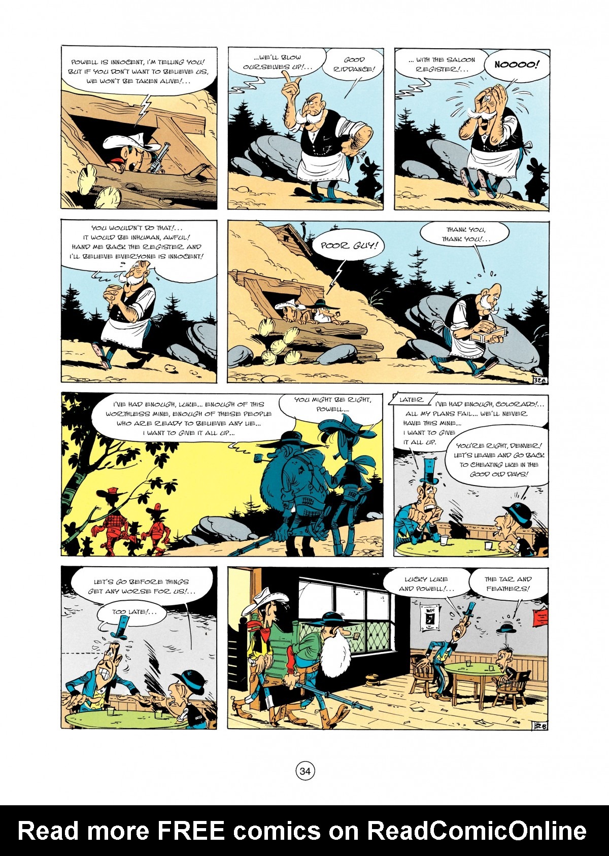 Read online A Lucky Luke Adventure comic -  Issue #2 - 36
