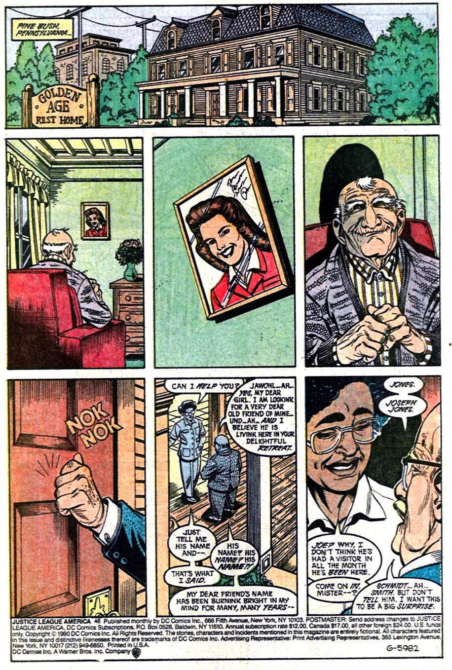 Read online Justice League America comic -  Issue #46 - 2