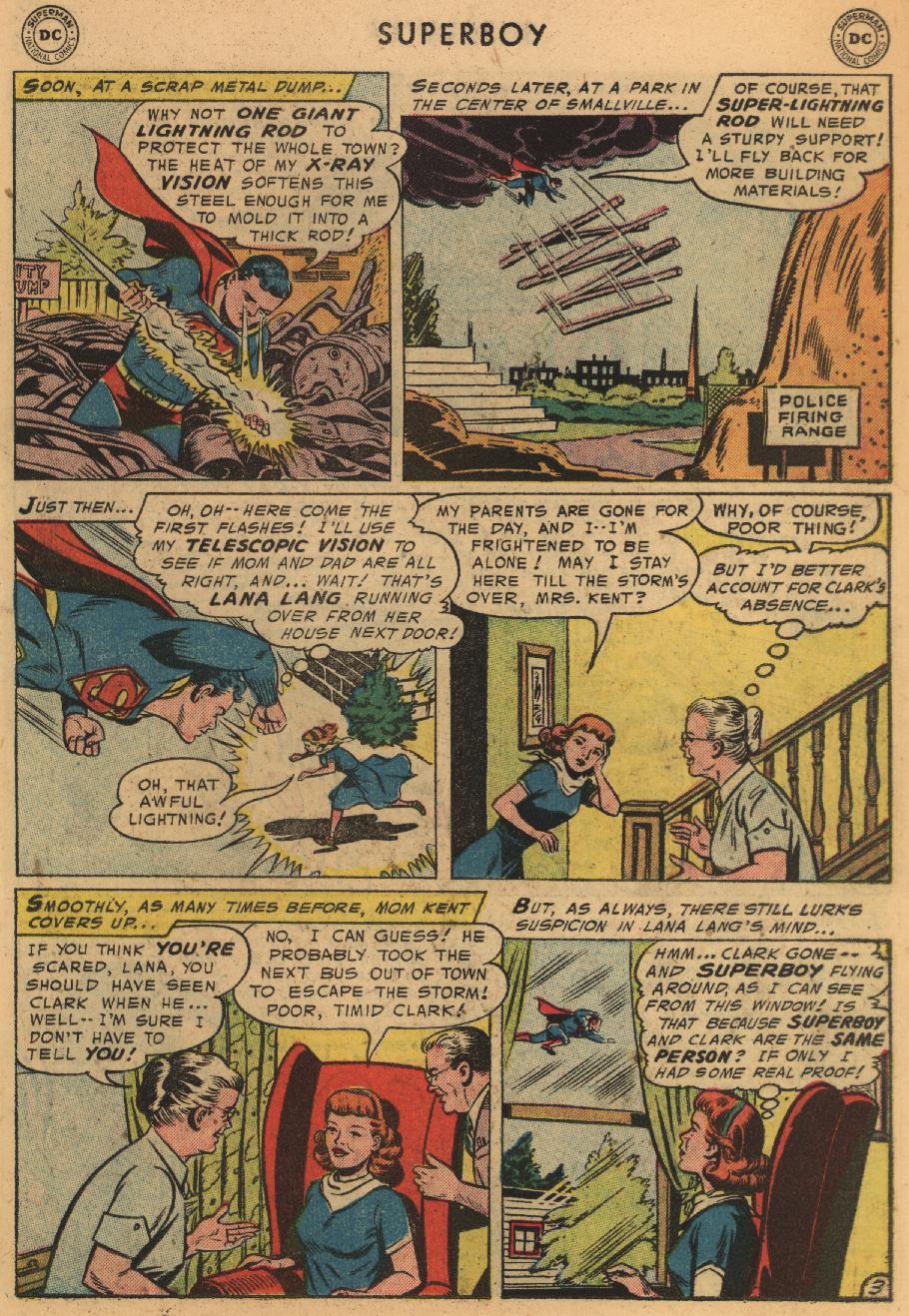 Read online Superboy (1949) comic -  Issue #45 - 12