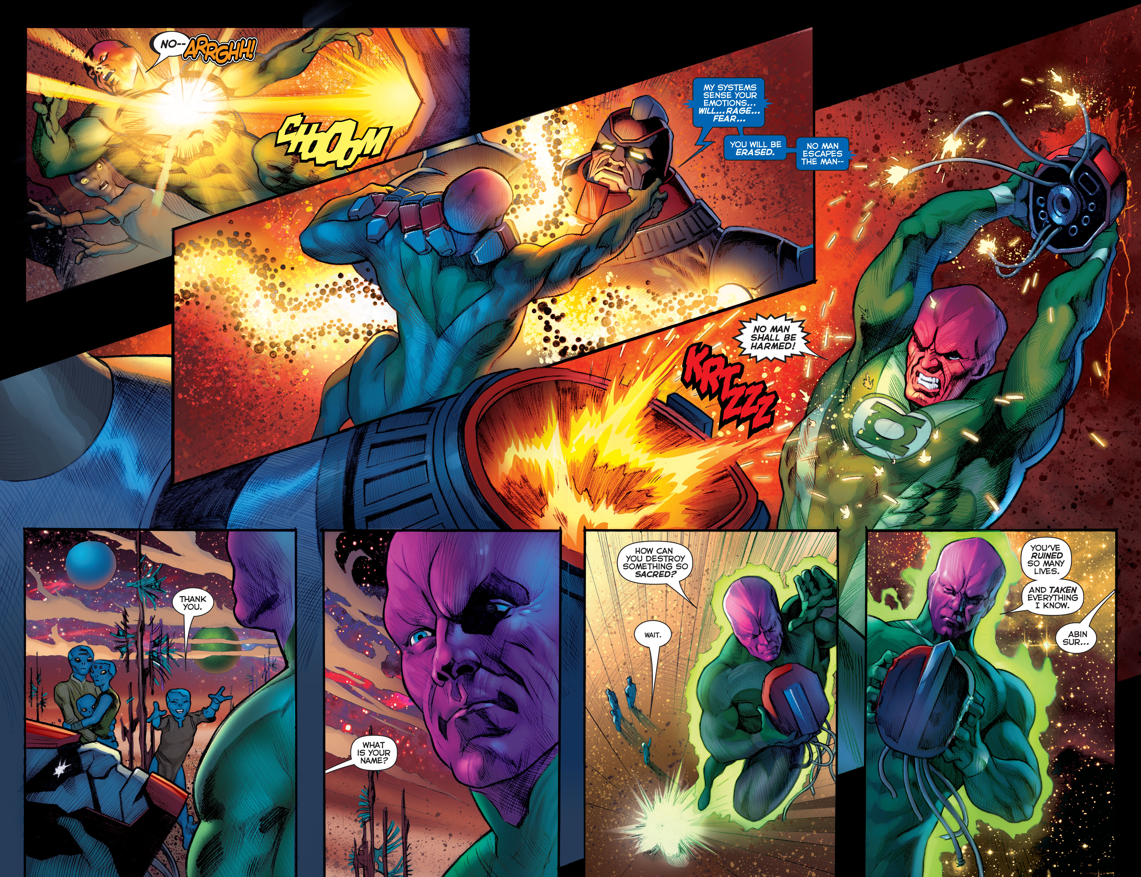 Read online Flashpoint: Abin Sur - The Green Lantern comic -  Issue #1 - 6