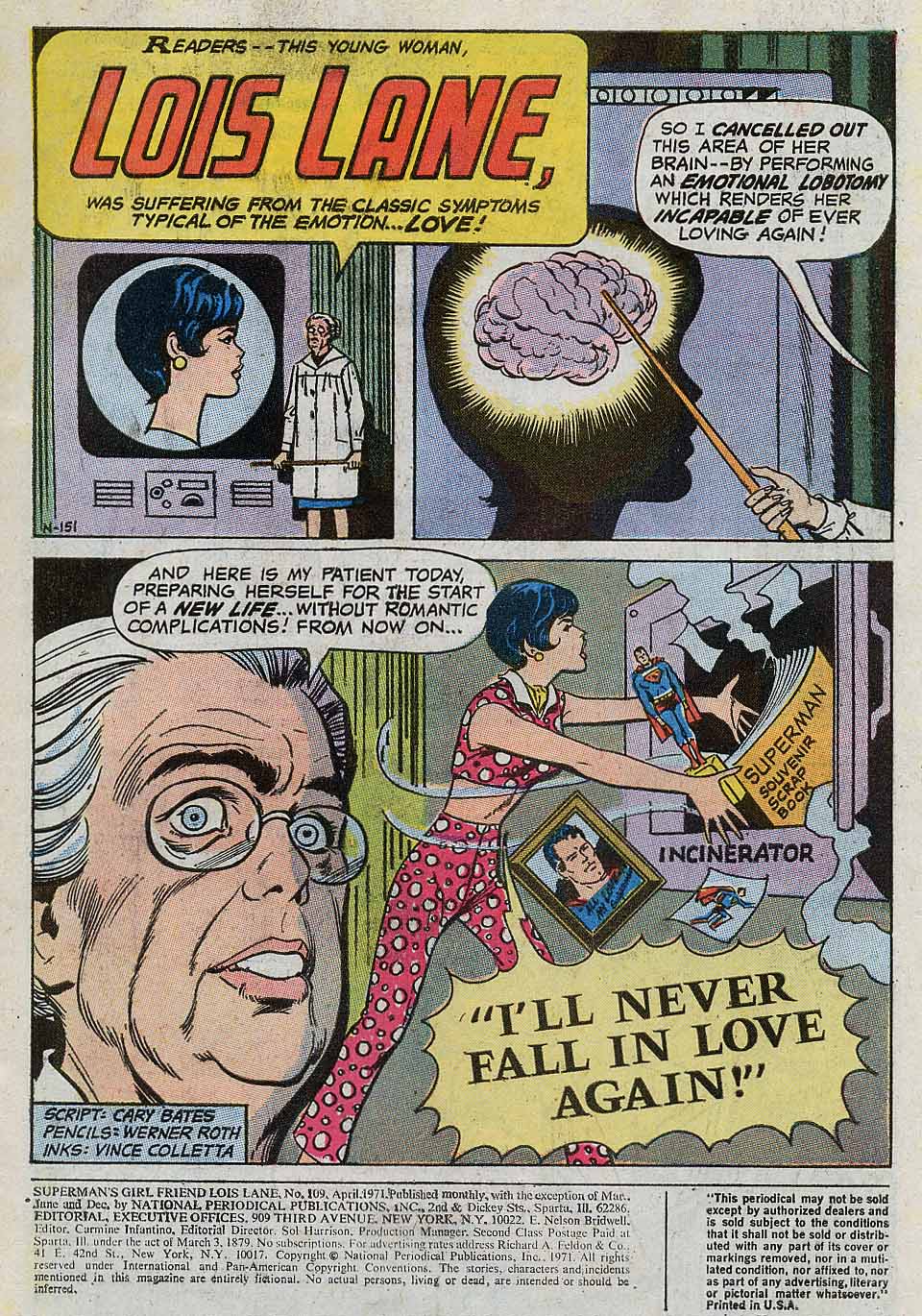 Superman's Girl Friend, Lois Lane issue 109 - Page 3