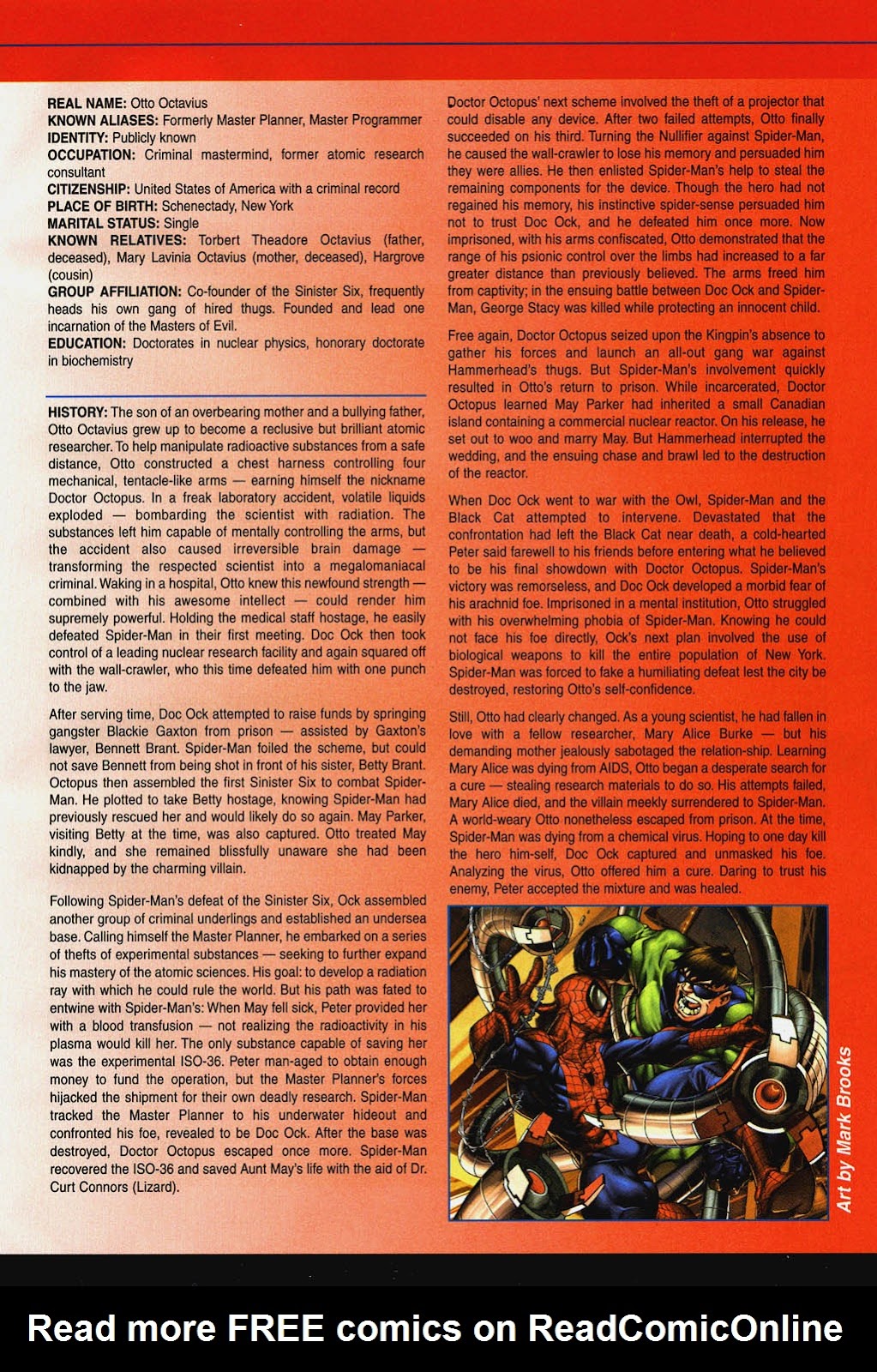 Official Handbook of the Marvel Universe: Spider-Man 2004 issue Full - Page 11