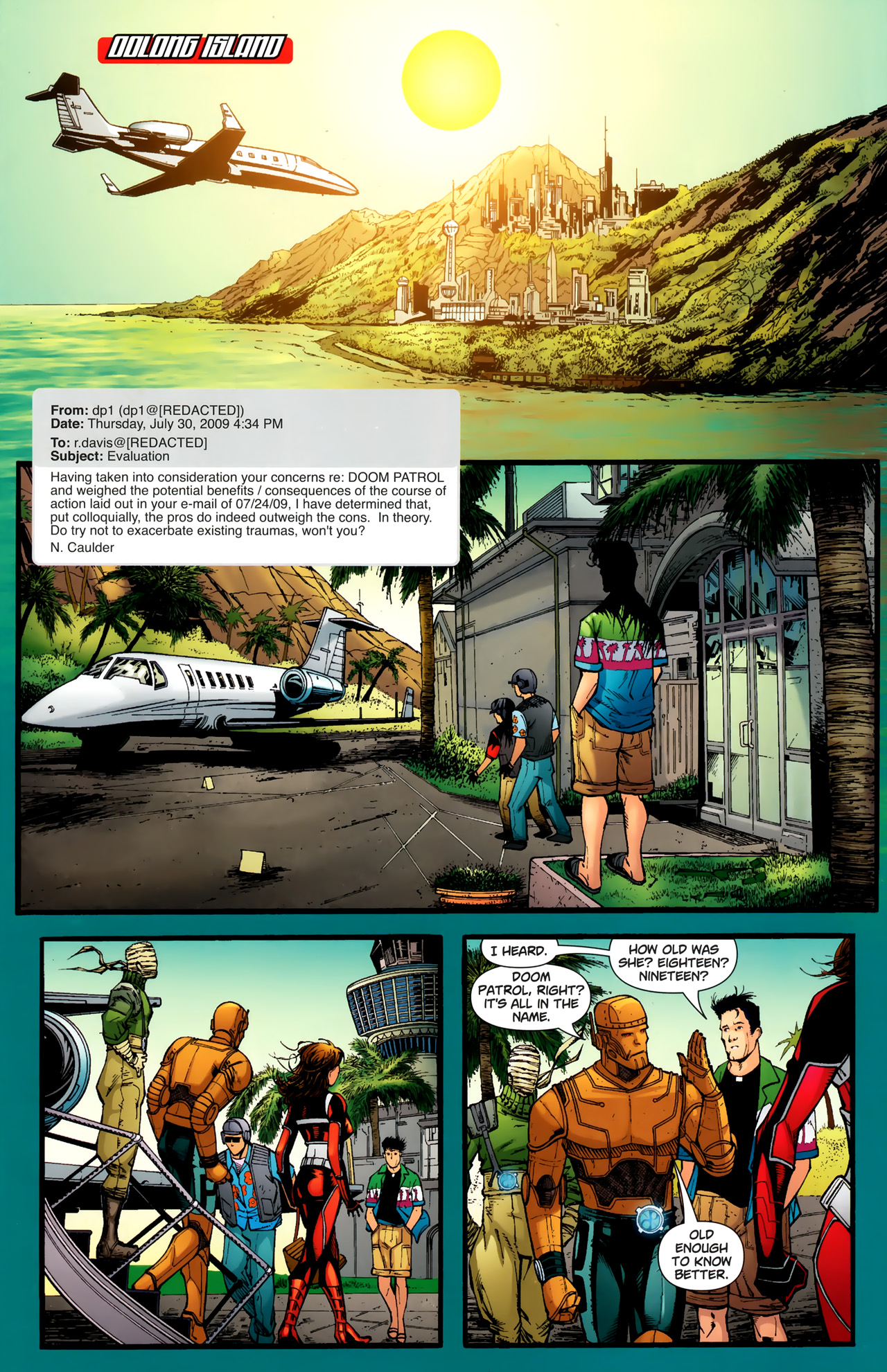 Read online Doom Patrol (2009) comic -  Issue #1 - 13
