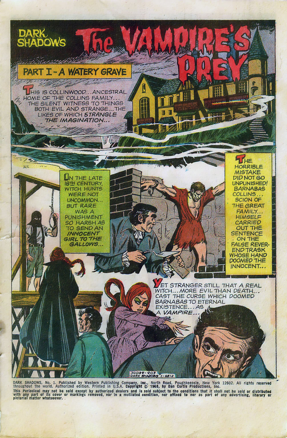 Read online Dark Shadows (1969) comic -  Issue #1 - 3