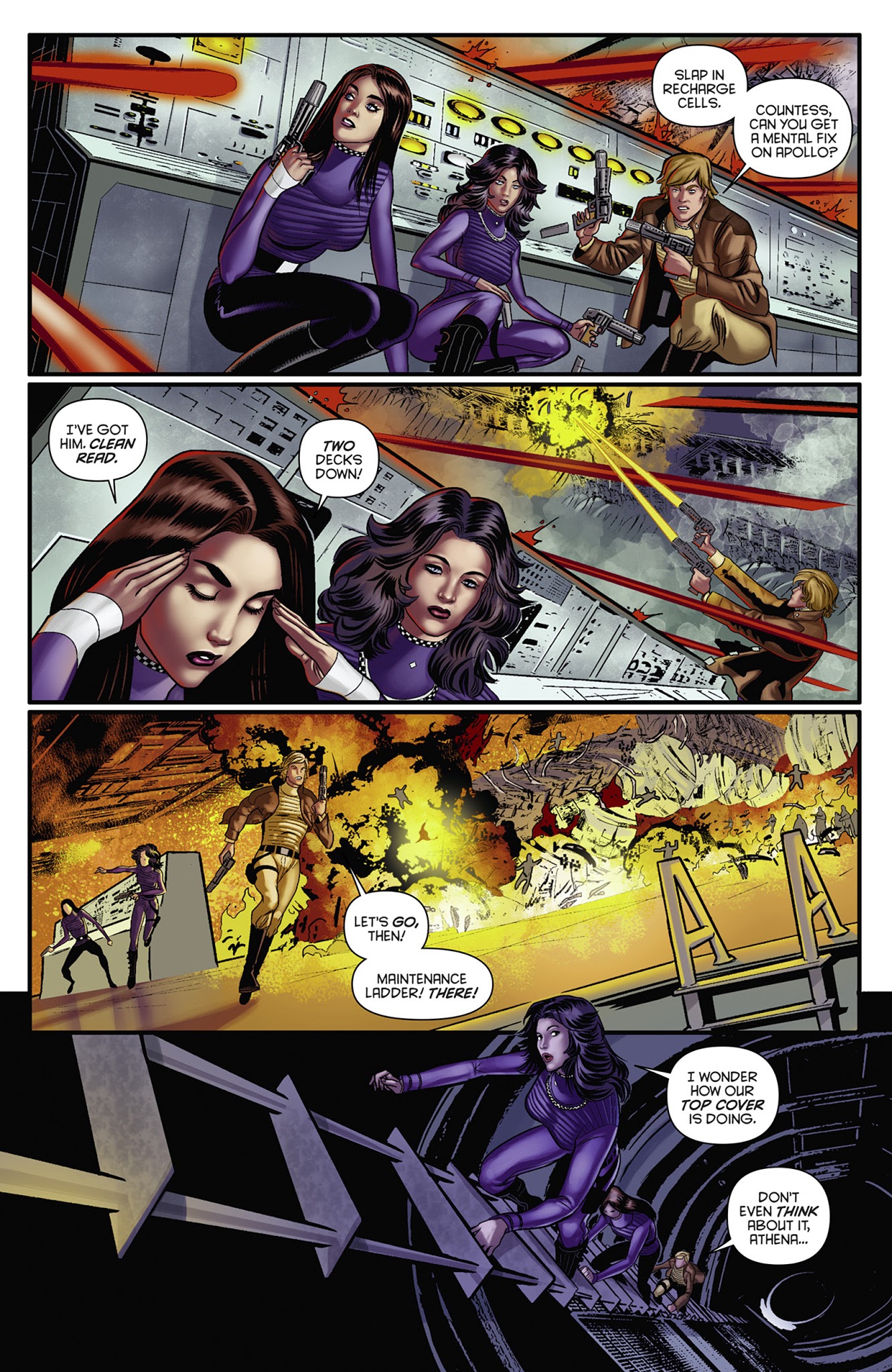 Read online Classic Battlestar Galactica: The Death of Apollo comic -  Issue #4 - 6