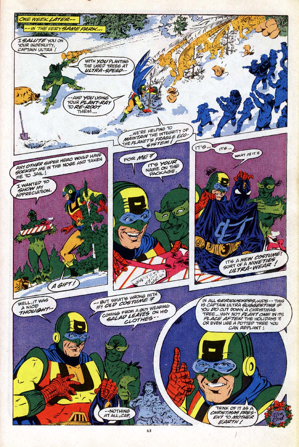 Read online Marvel Holiday Special (1991) comic -  Issue #1991 - 68