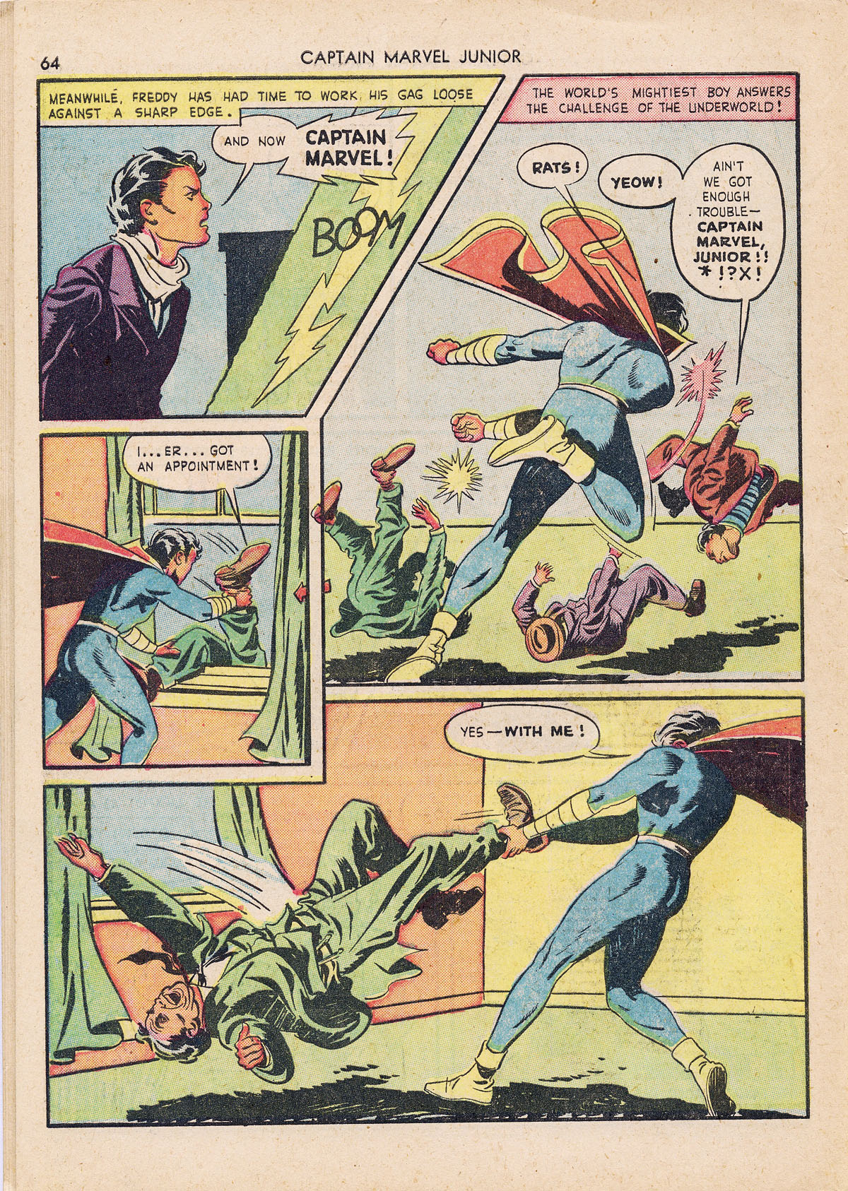Read online Captain Marvel, Jr. comic -  Issue #6 - 62