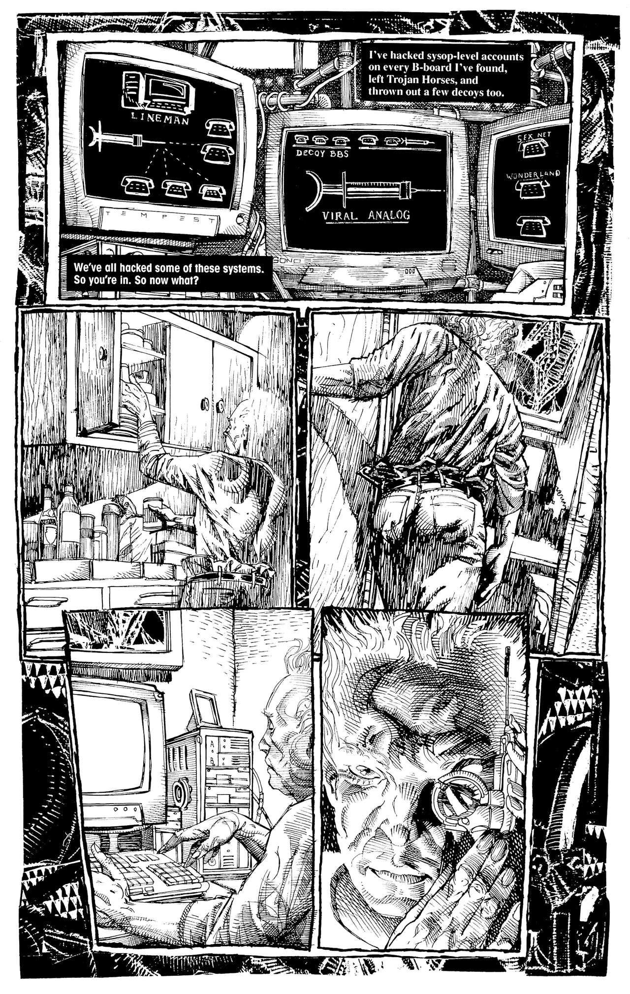 Read online Andrew Vachss' Underground comic -  Issue #4 - 7