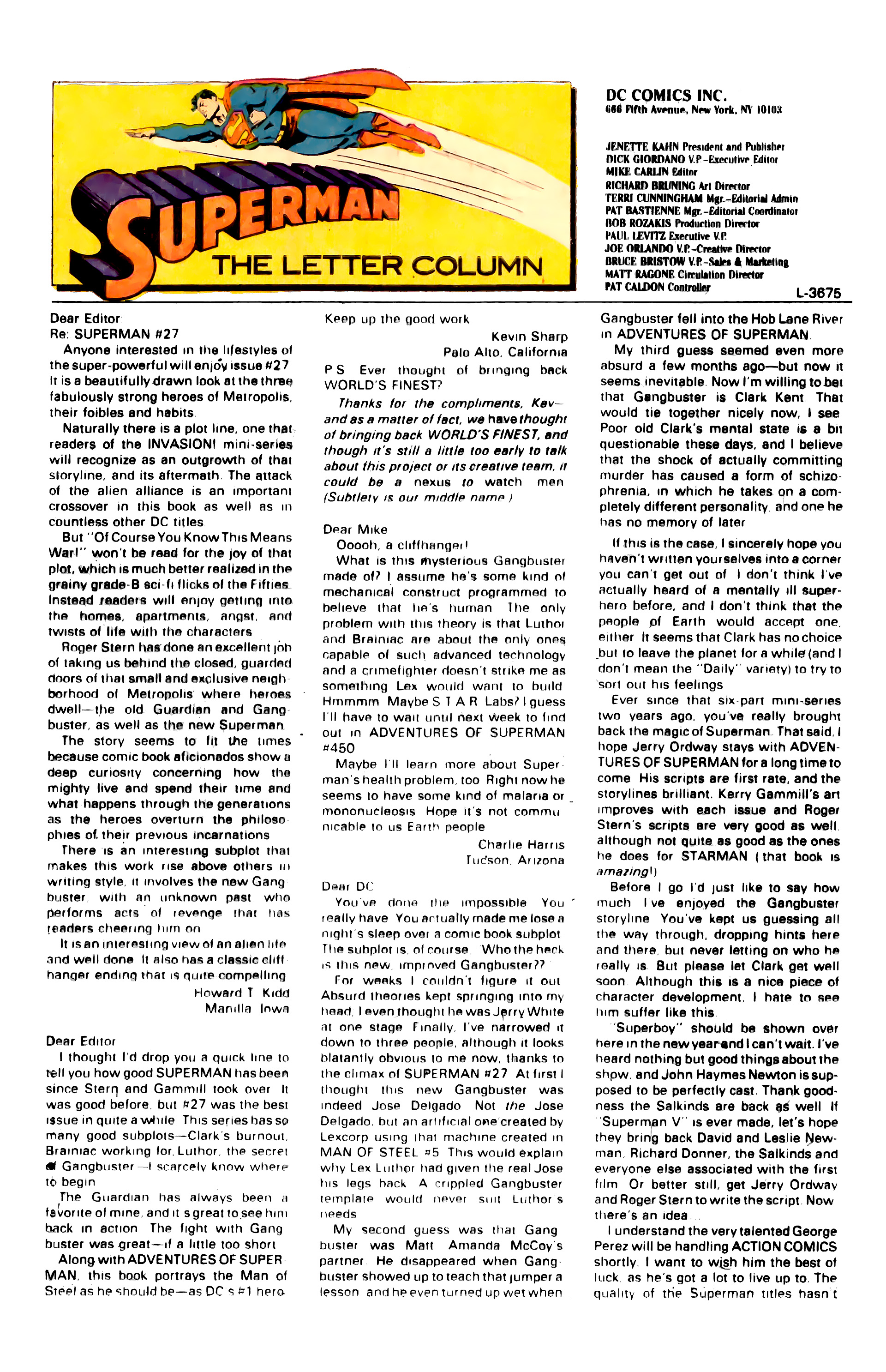 Read online Superman (1987) comic -  Issue #31 - 24