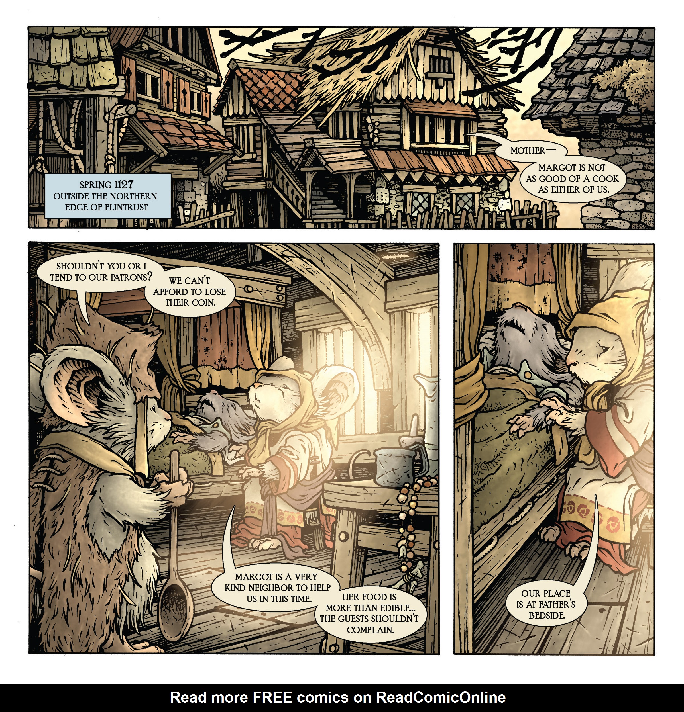 Read online Mouse Guard: The Owlhen Caregiver comic -  Issue #1 - 3