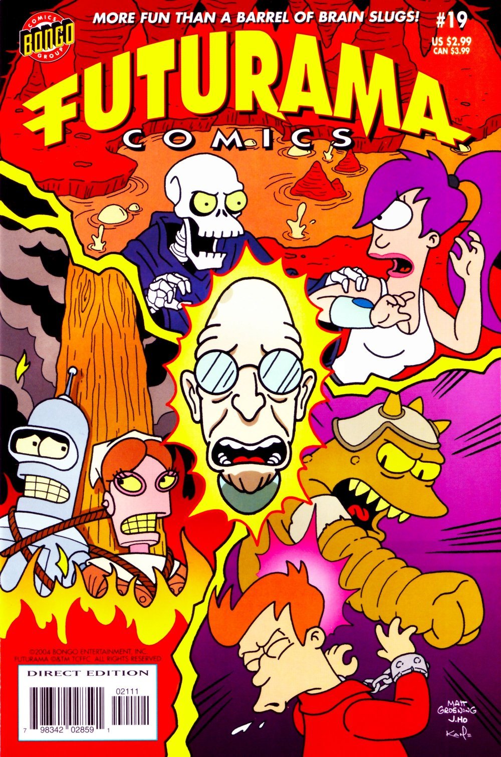 Read online Futurama Comics comic -  Issue #19a - 1