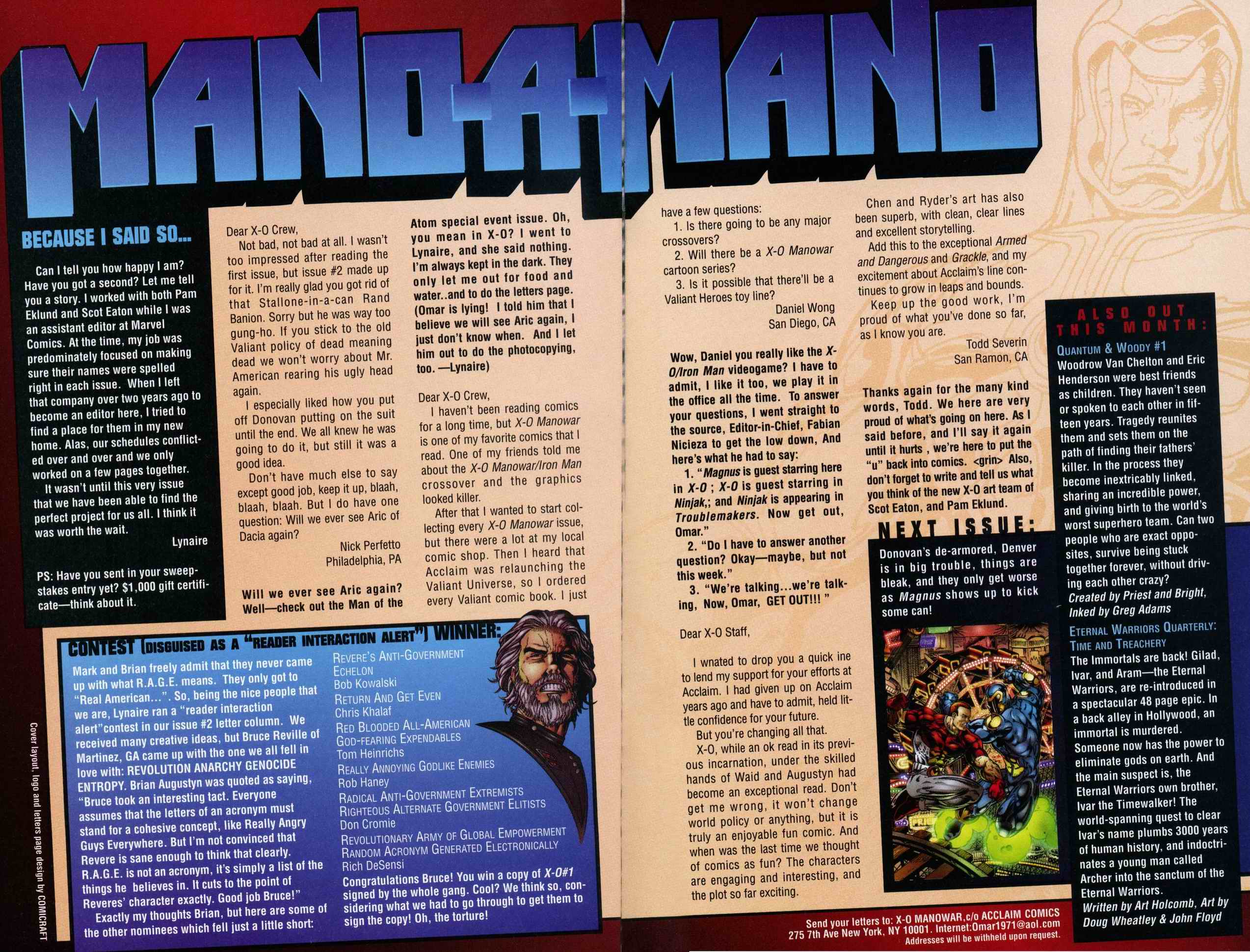 Read online X-O Manowar (1996) comic -  Issue #5 - 24