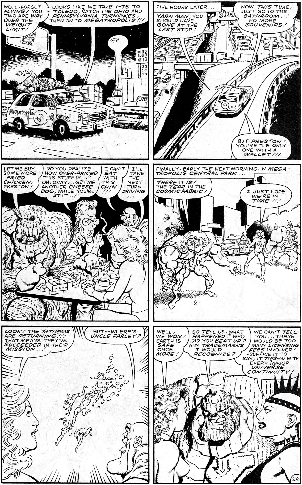Read online Megaton Man Meets The Uncatergorizable X-Them comic -  Issue # Full - 28