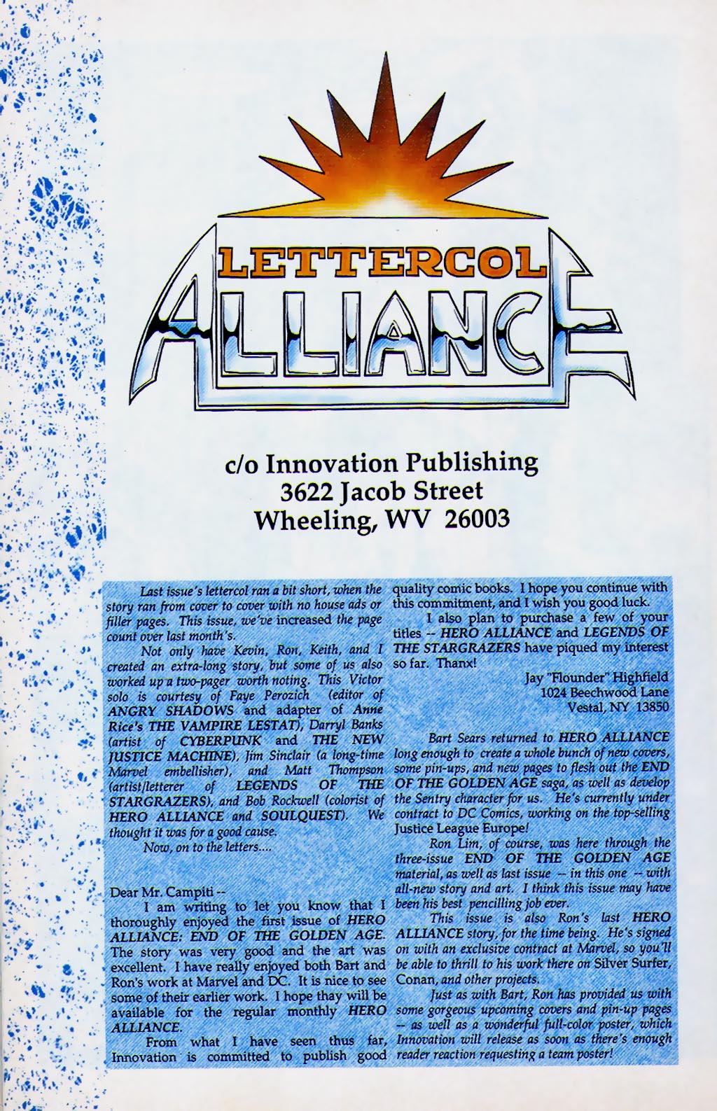 Read online Hero Alliance (1989) comic -  Issue #2 - 28