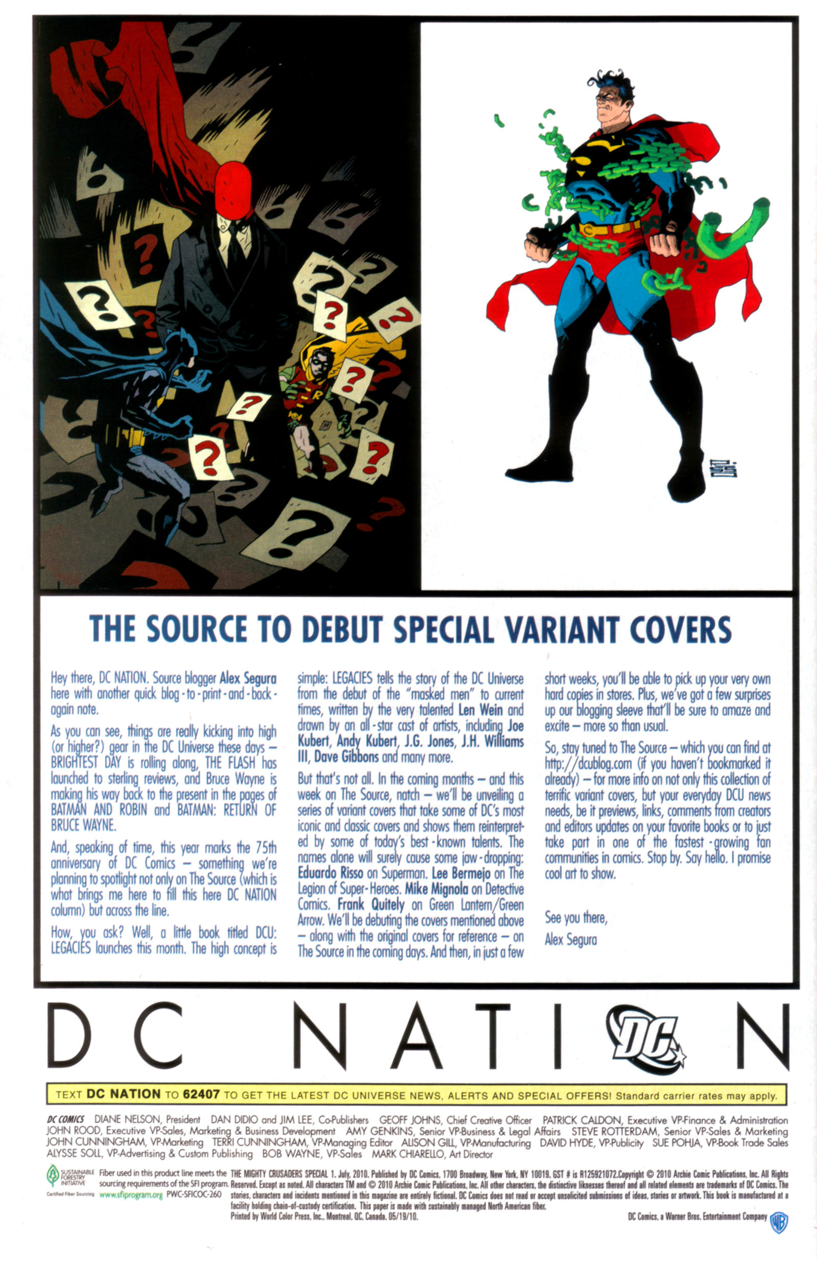 Read online The Mighty Crusaders comic -  Issue # _Special - 47