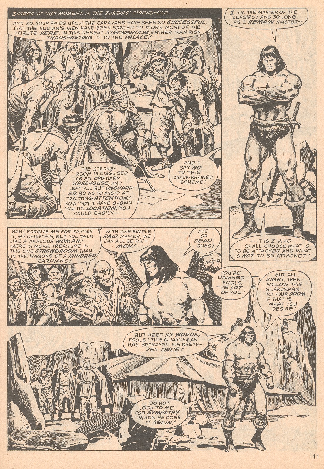 Read online The Savage Sword Of Conan comic -  Issue #63 - 11