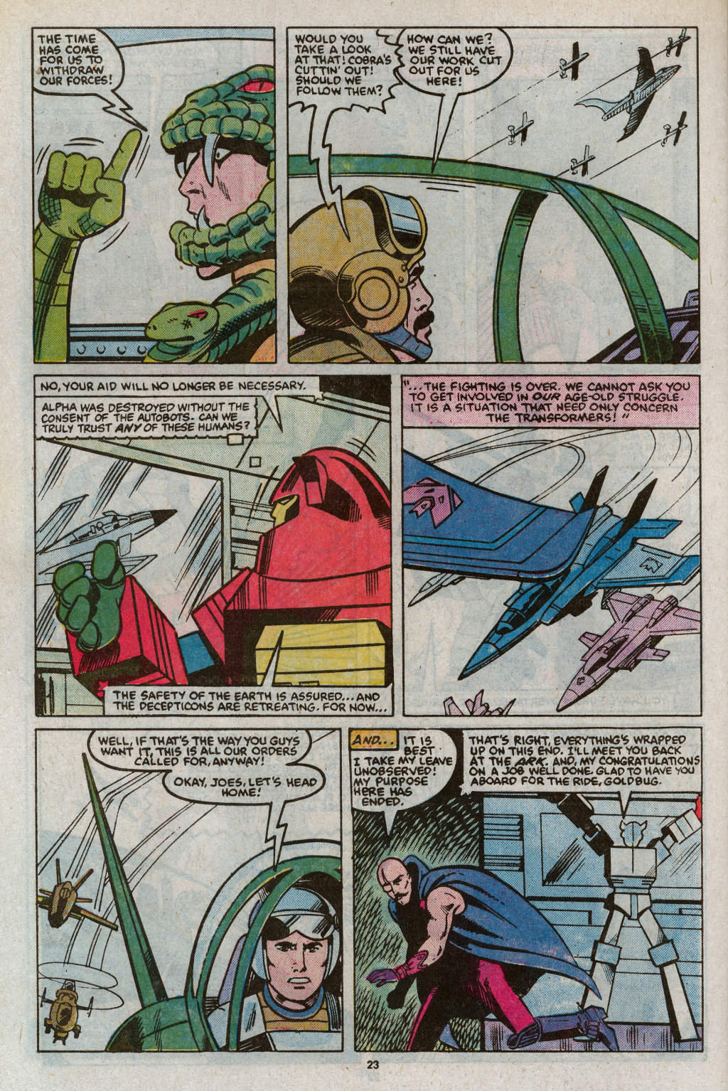 Read online G.I. Joe and The Transformers comic -  Issue #4 - 32