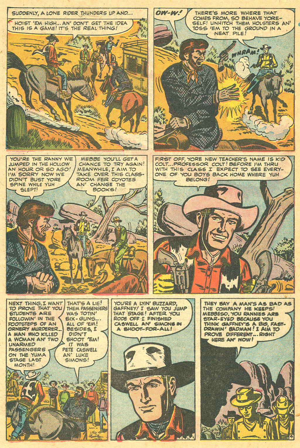 Read online Kid Colt Outlaw comic -  Issue #27 - 16