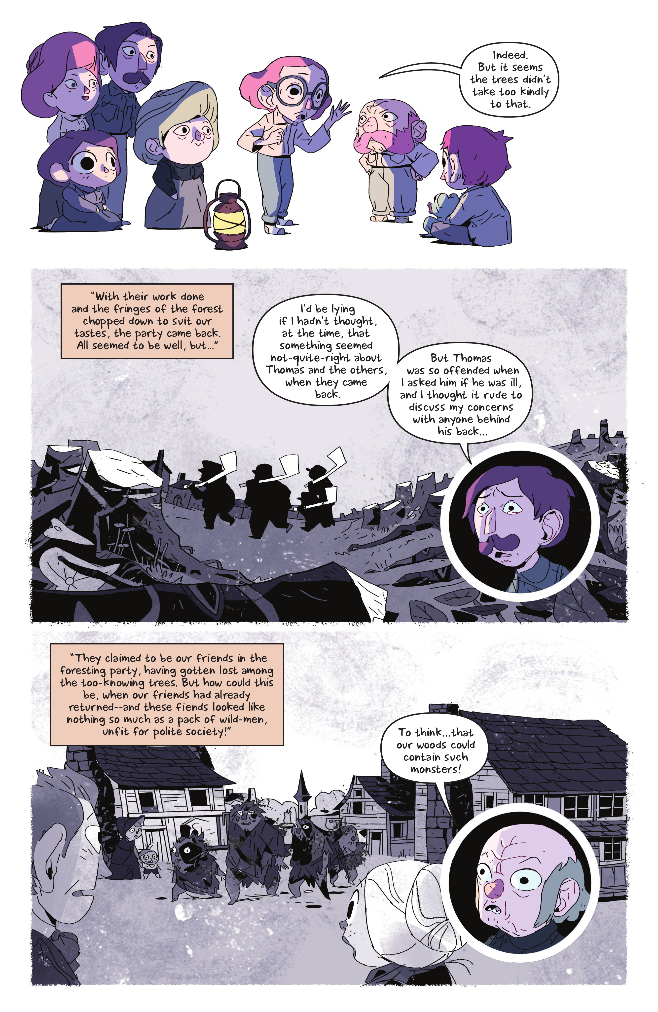 Read online Over the Garden Wall: Hollow Town comic -  Issue # TPB - 90