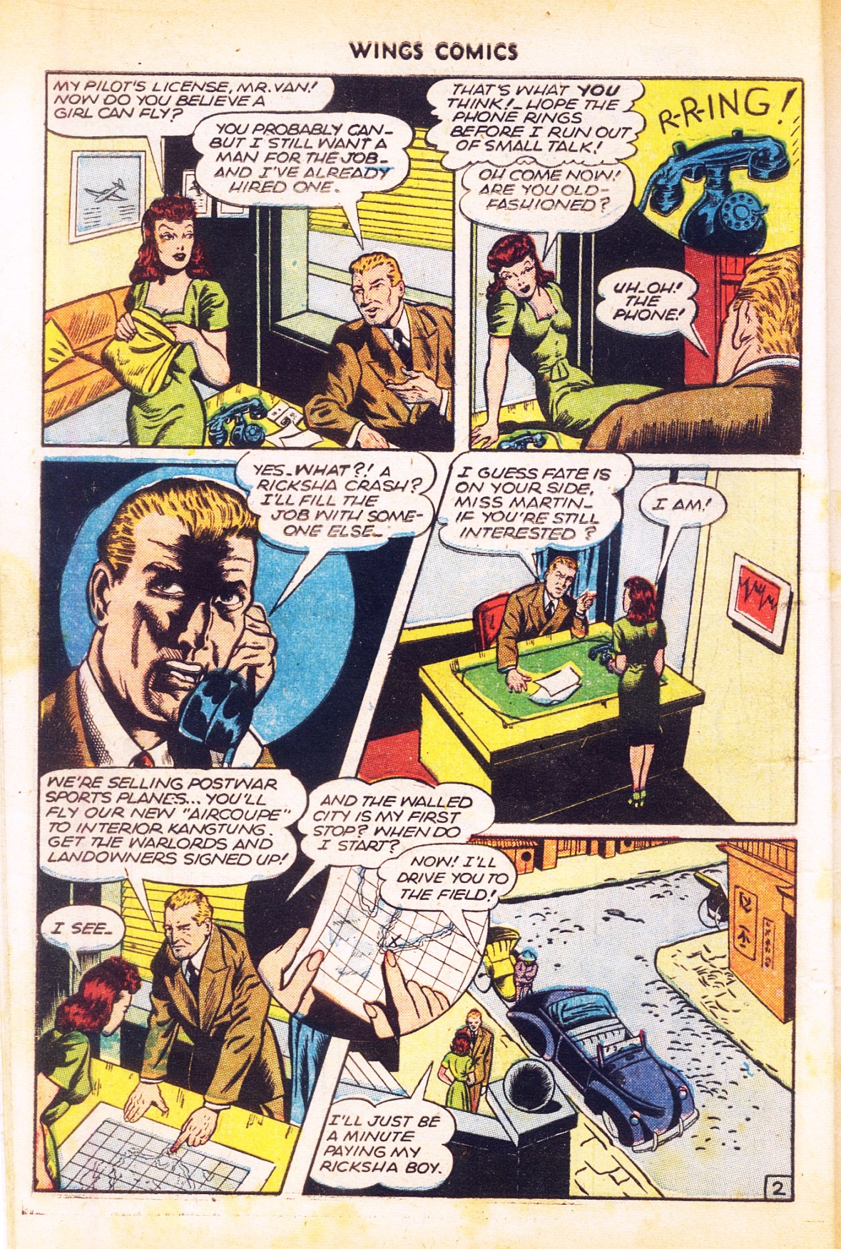 Read online Wings Comics comic -  Issue #66 - 14