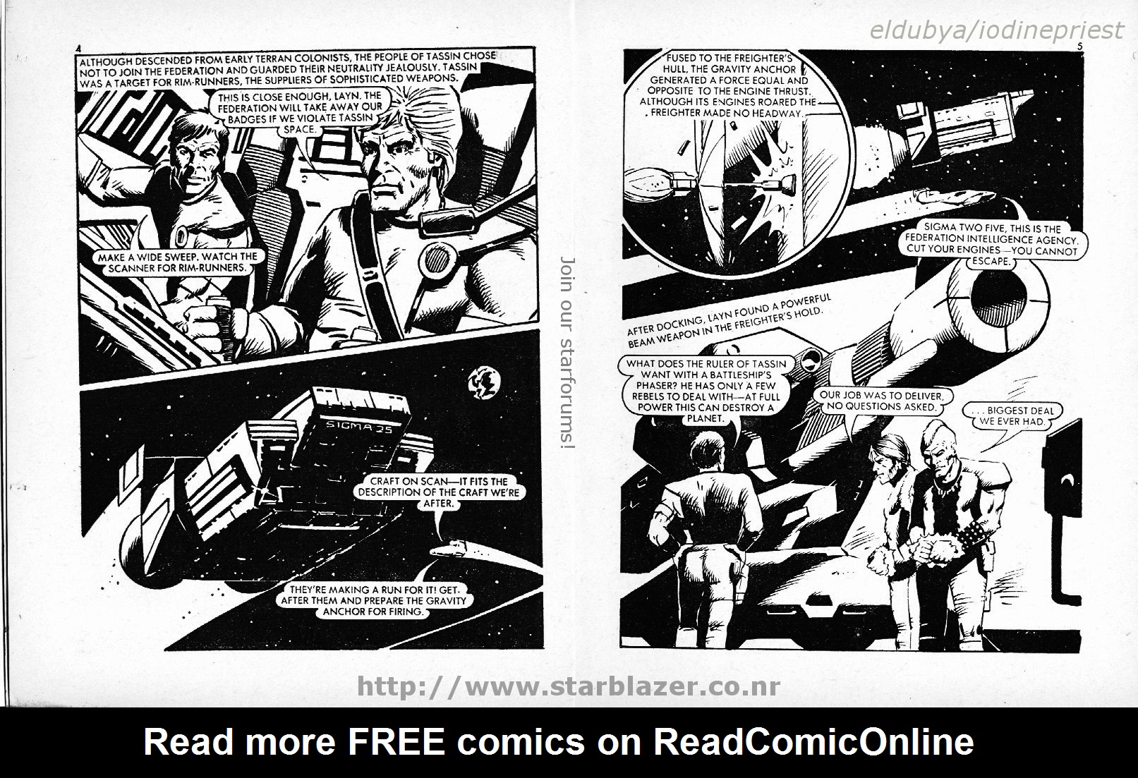 Read online Starblazer comic -  Issue #137 - 4