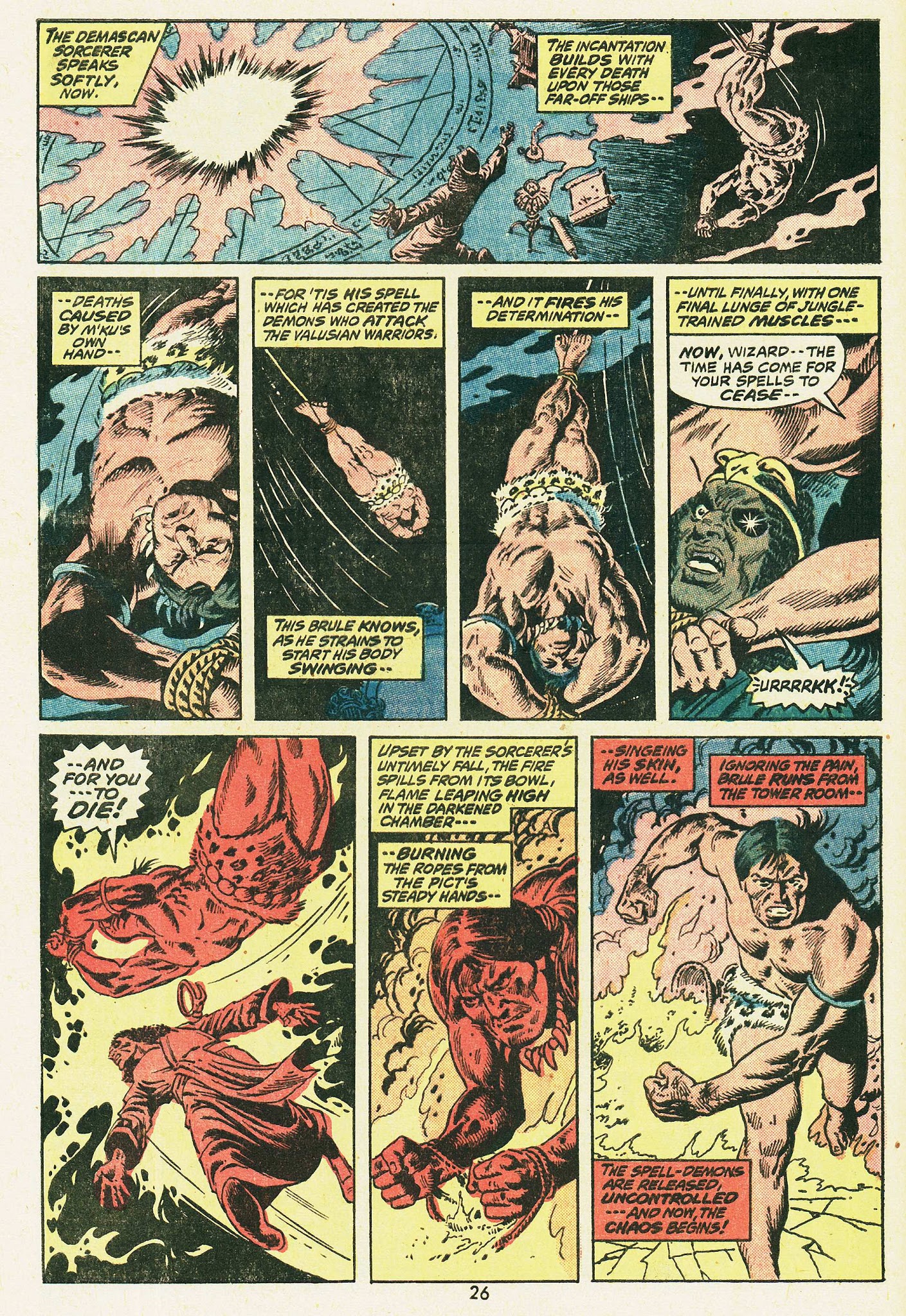 Read online Kull, the Conqueror (1971) comic -  Issue #5 - 19