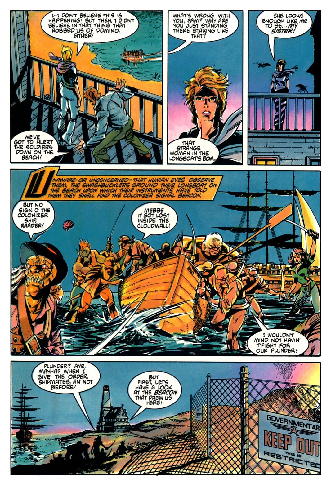 Read online Marvel Graphic Novel comic -  Issue #14 - Swords of the Swashbucklers - 50