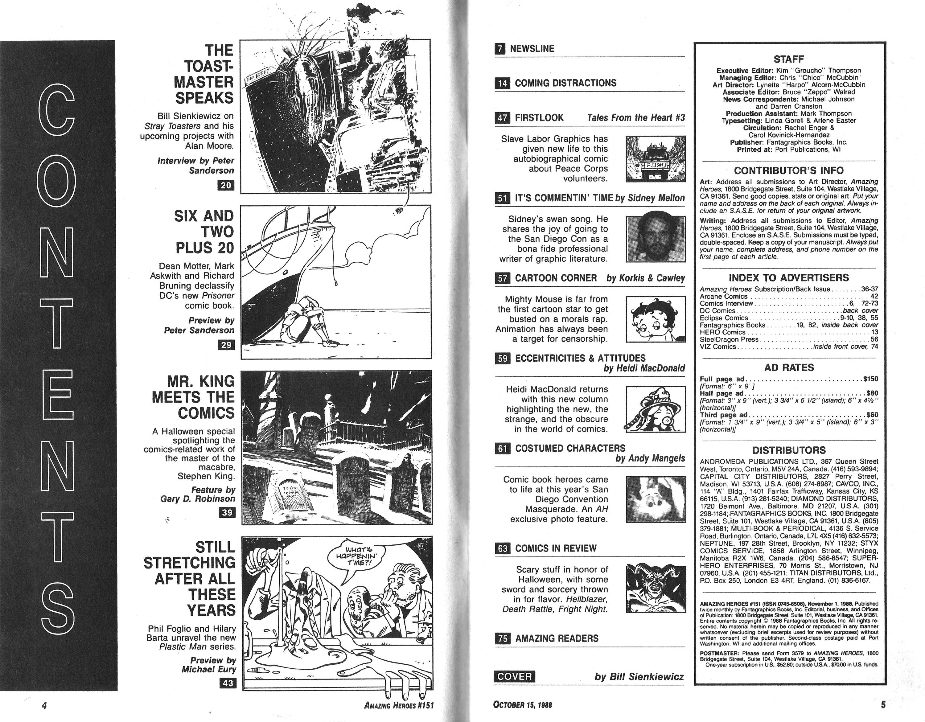 Read online Amazing Heroes comic -  Issue #151 - 3