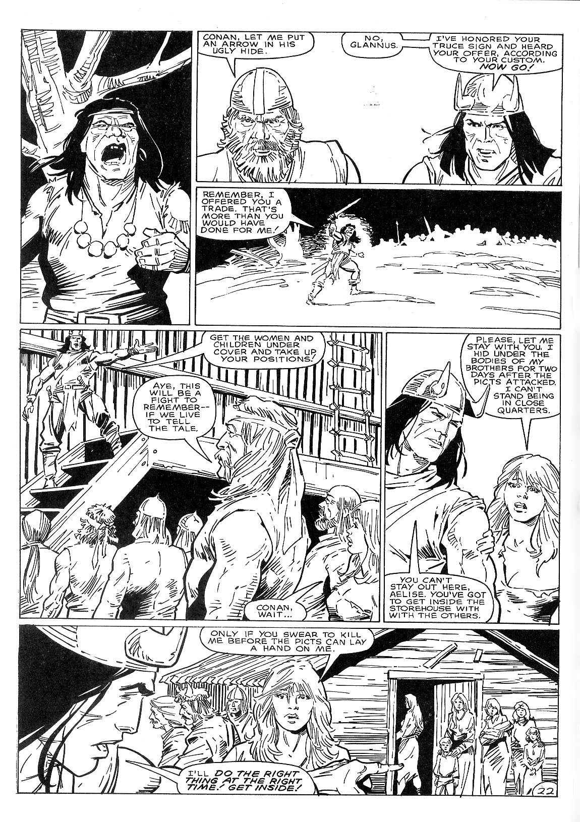 Read online The Savage Sword Of Conan comic -  Issue #143 - 28