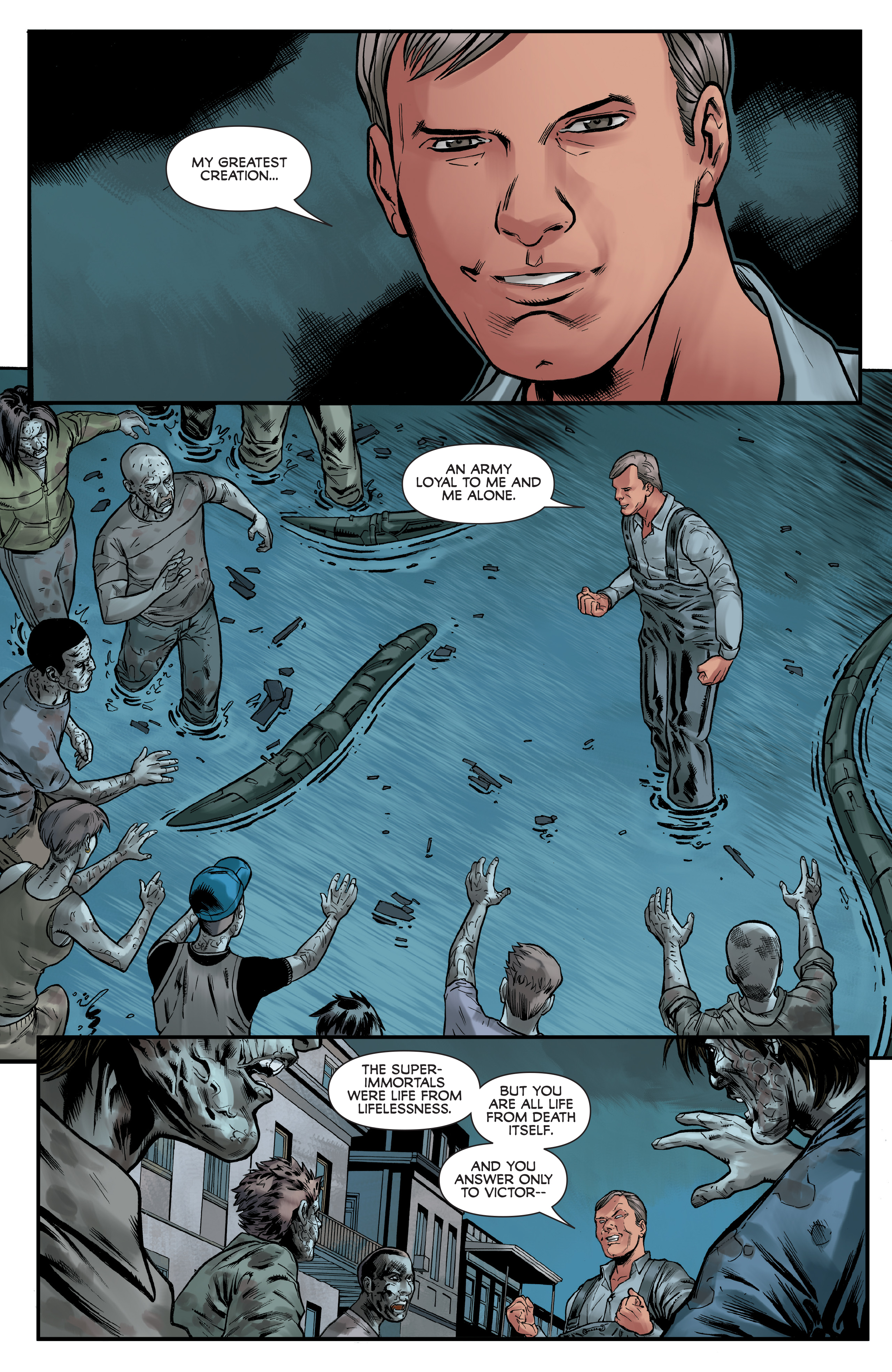 Read online Dean Koontz's Frankenstein: Storm Surge comic -  Issue #3 - 11