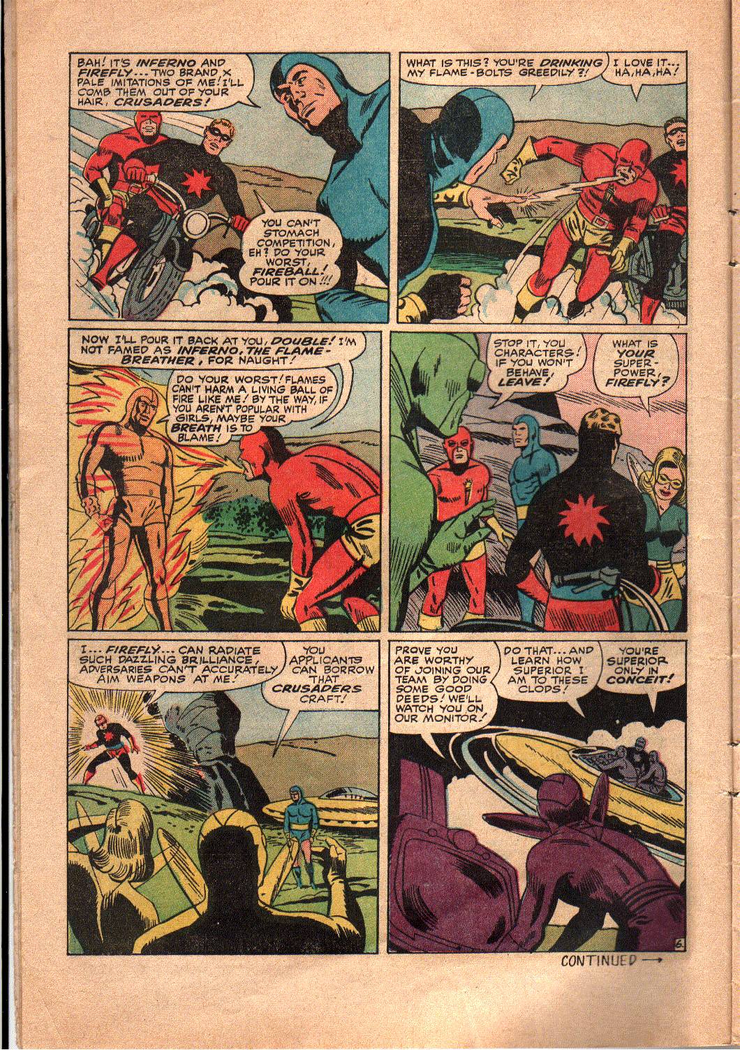 Read online The Mighty Crusaders (1965) comic -  Issue #4 - 7
