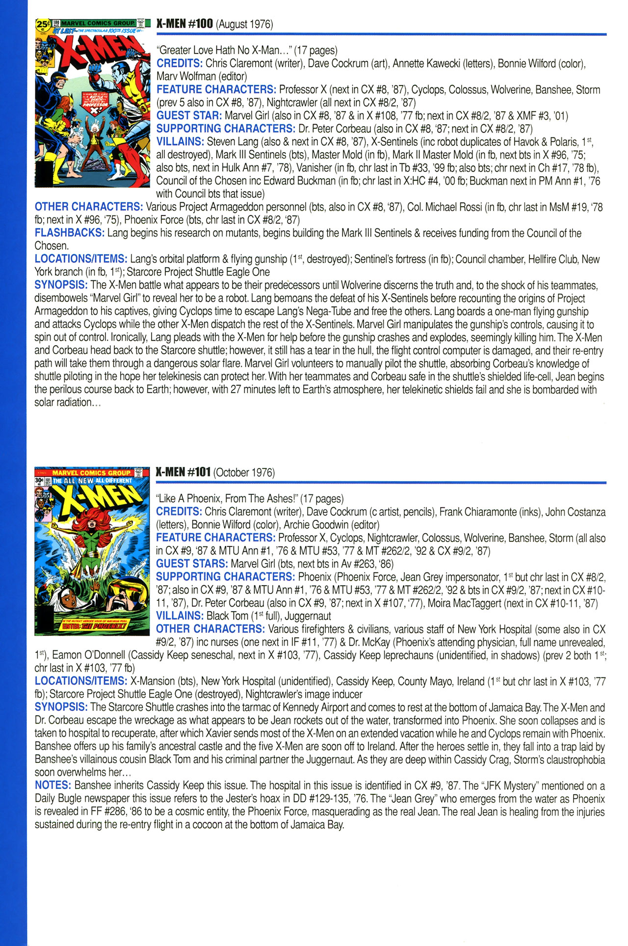 Read online Official Index to the Marvel Universe comic -  Issue #2 - 62