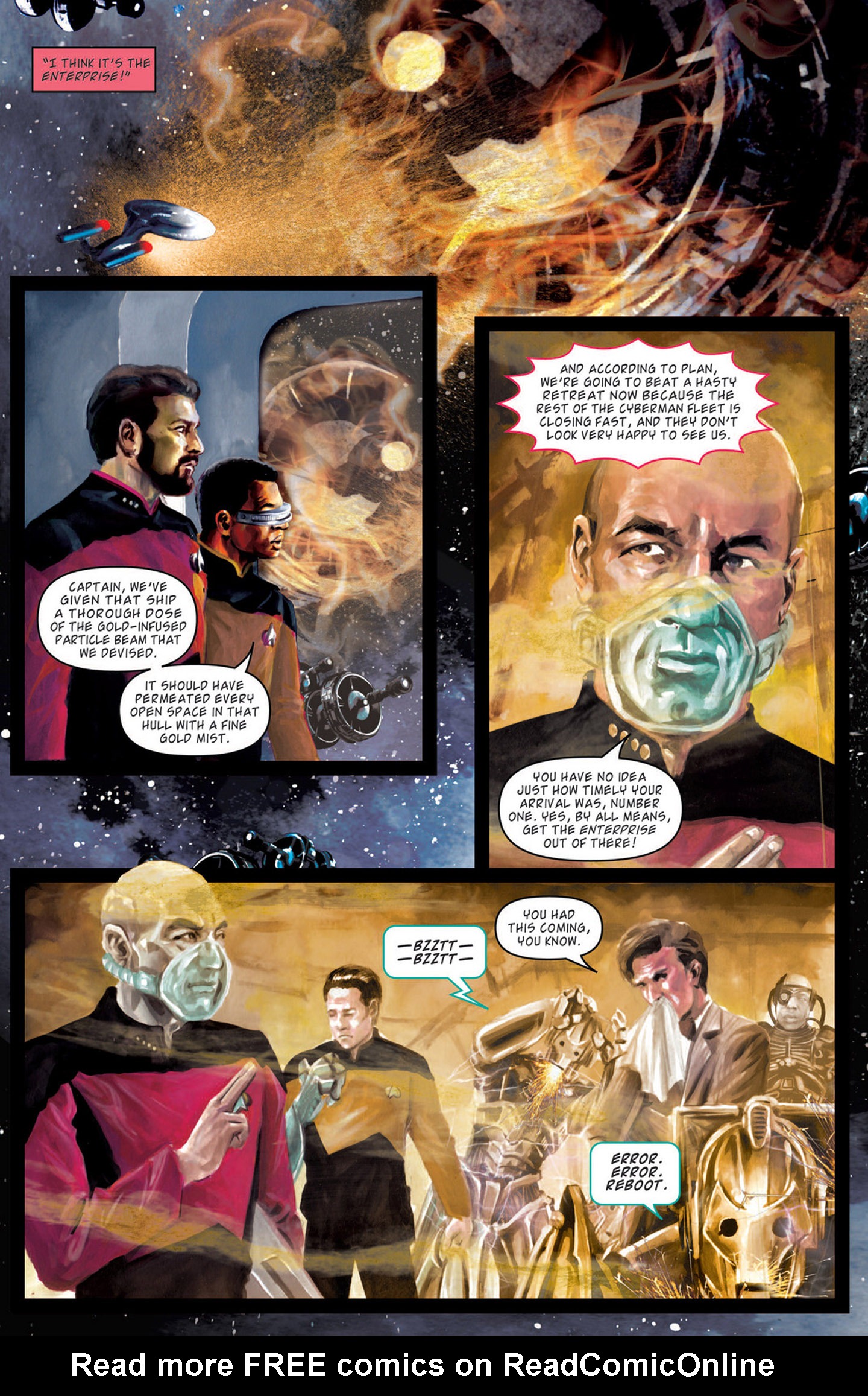 Read online Star Trek: The Next Generation/Doctor Who: Assimilation² comic -  Issue #8 - 9