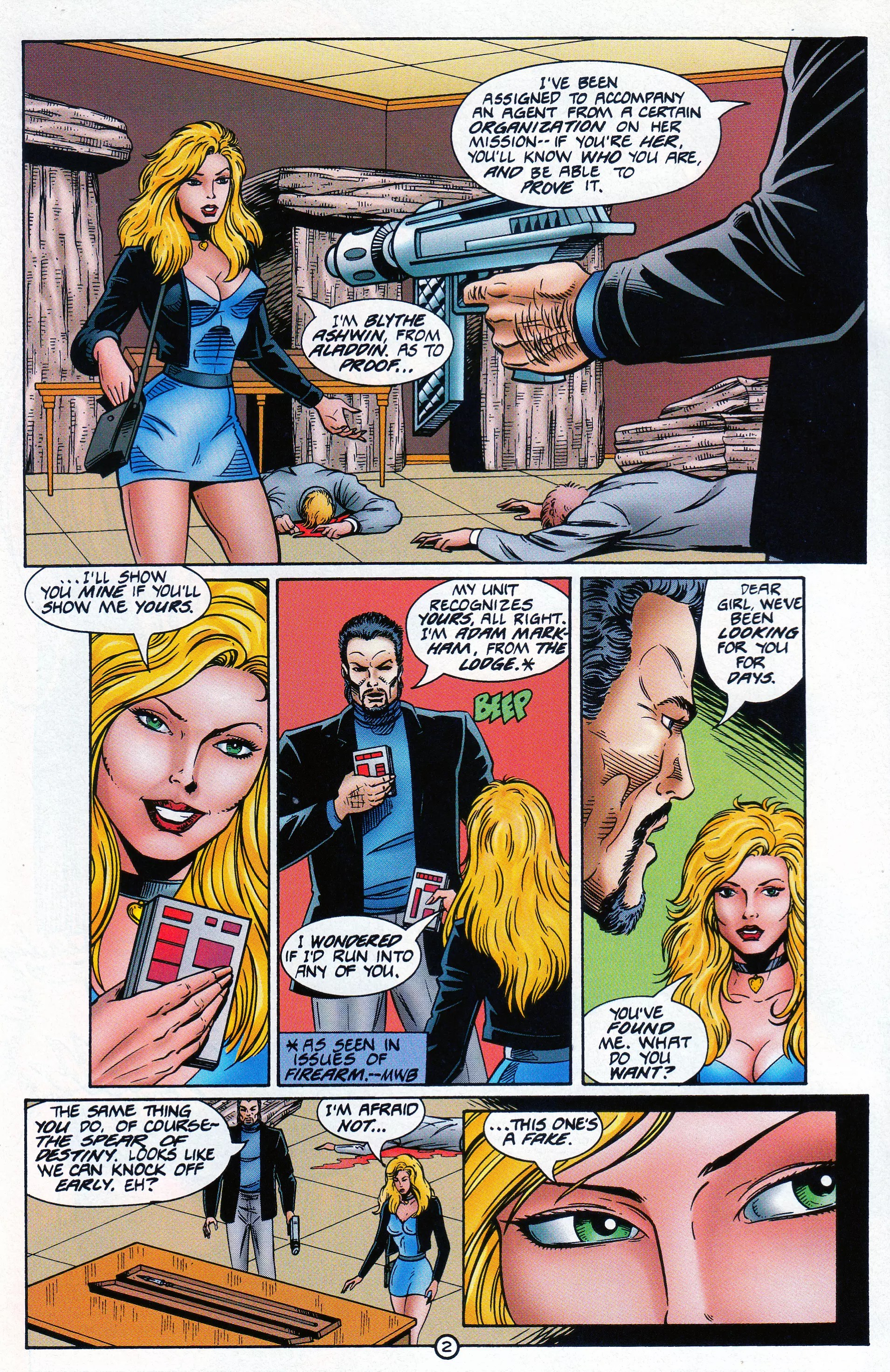 Read online Mantra: Spear of Destiny comic -  Issue #2 - 4