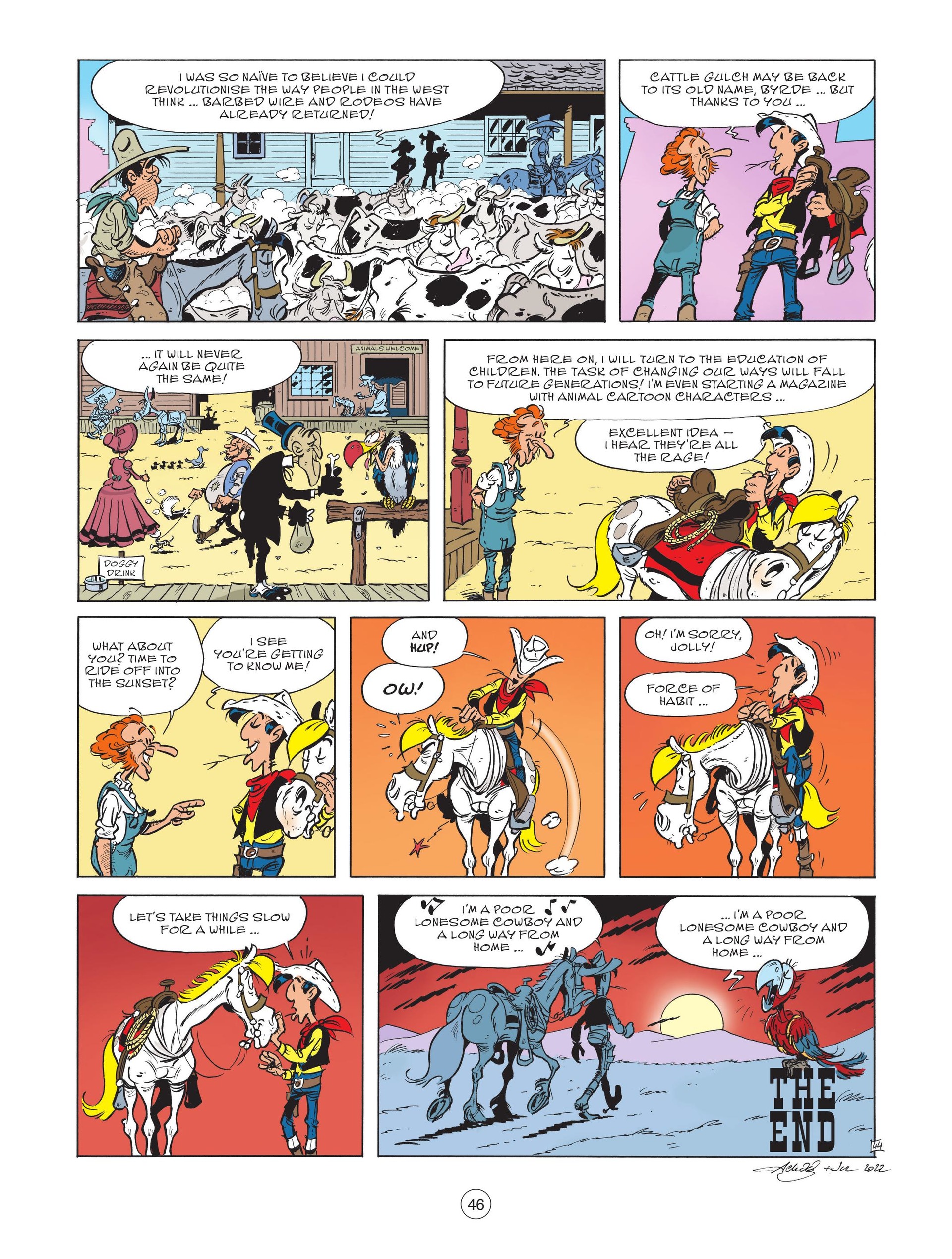 Read online A Lucky Luke Adventure comic -  Issue #82 - 48