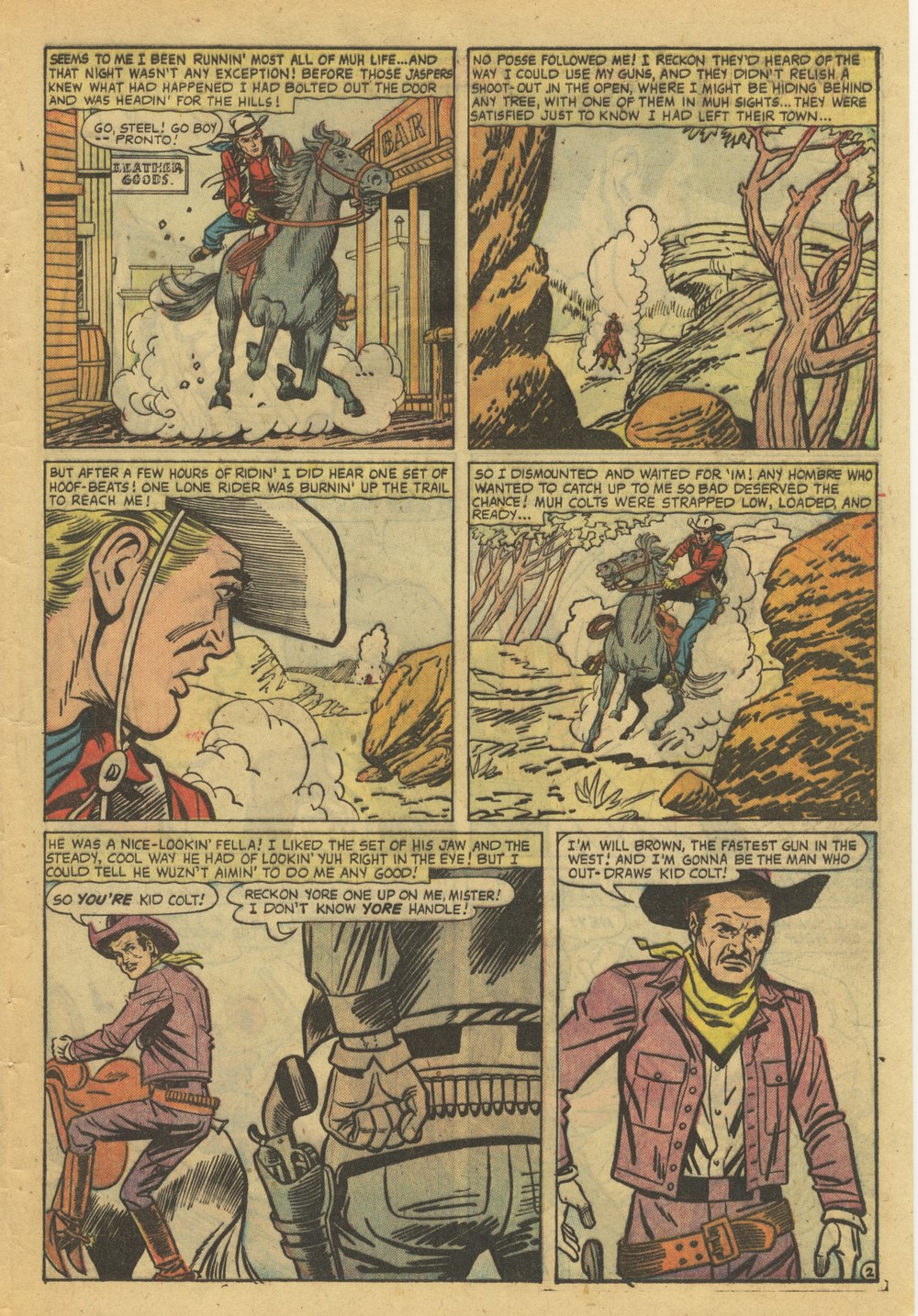 Read online Kid Colt Outlaw comic -  Issue #80 - 29