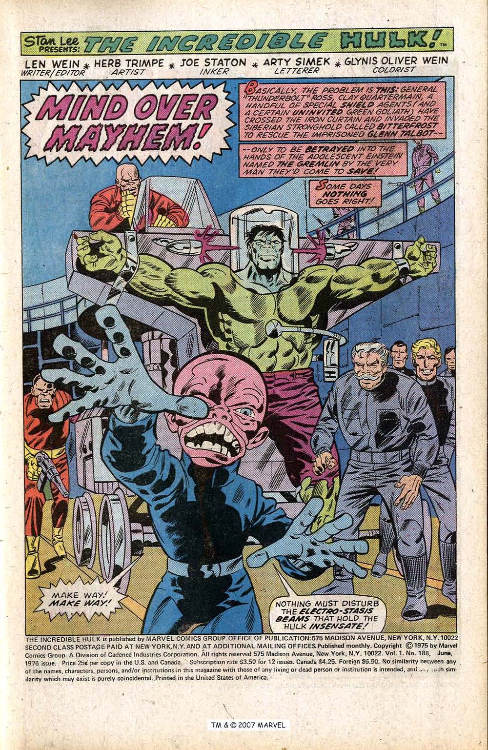 The Incredible Hulk (1968) issue 188 - Page 3