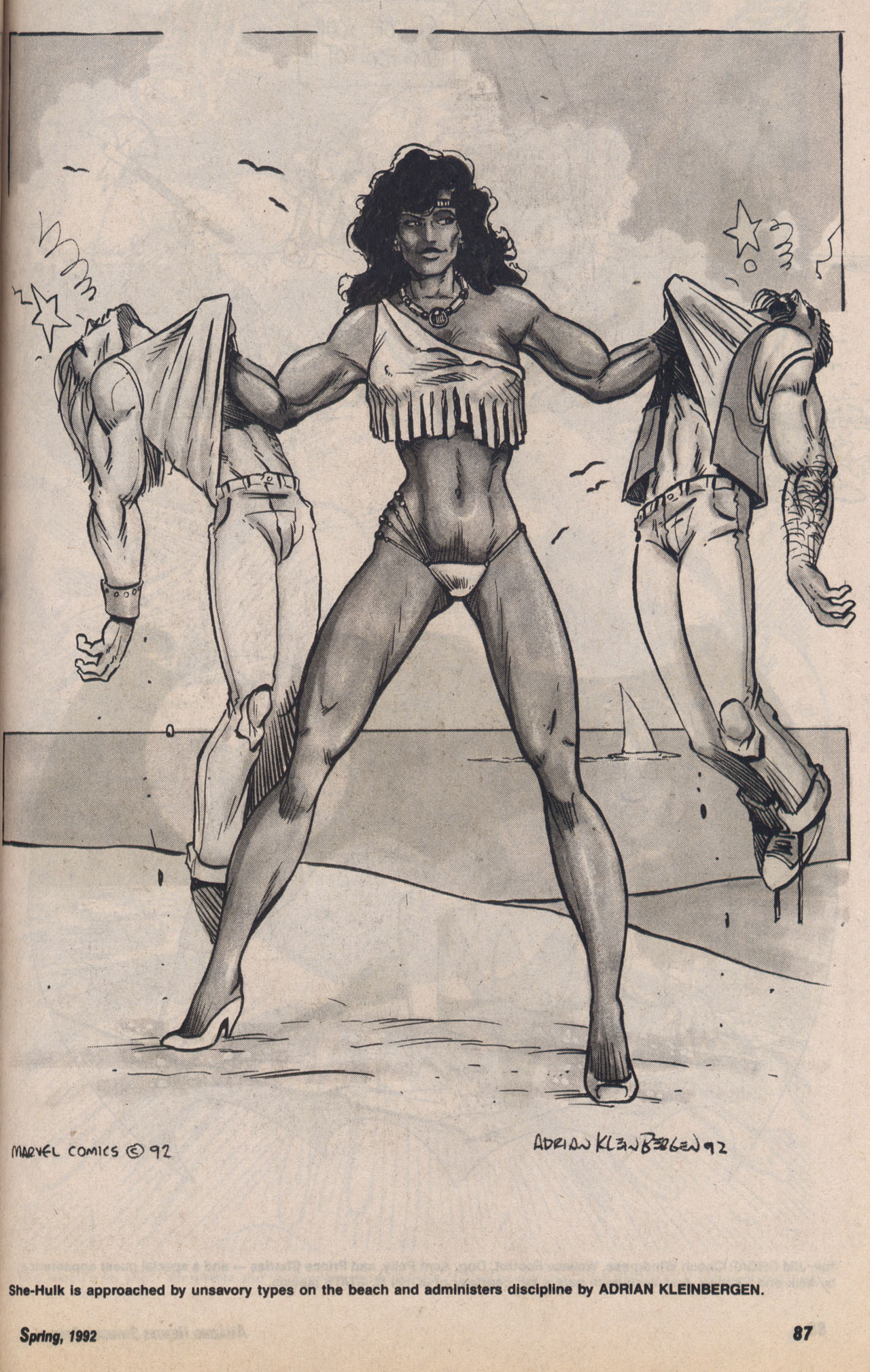 Read online Amazing Heroes Swimsuit Special comic -  Issue # TPB 3 - 86