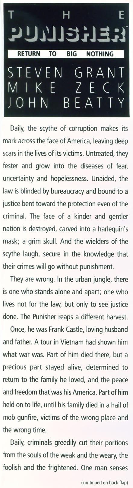 Read online Epic Graphic Novel: The Punisher - Return to Big Nothing comic -  Issue # Full - 2