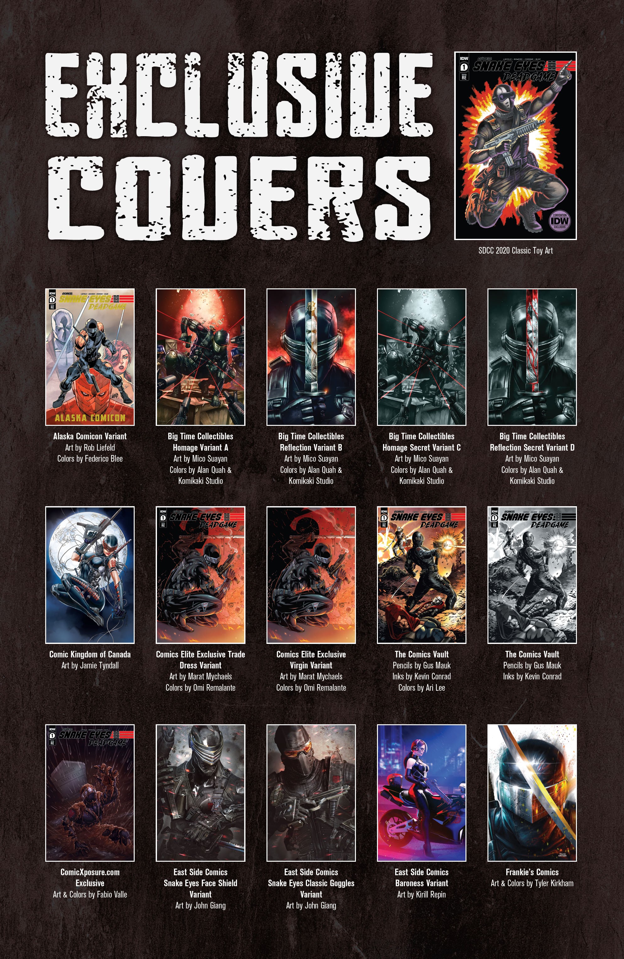 Read online Snake Eyes: Deadgame comic -  Issue #1 - 28