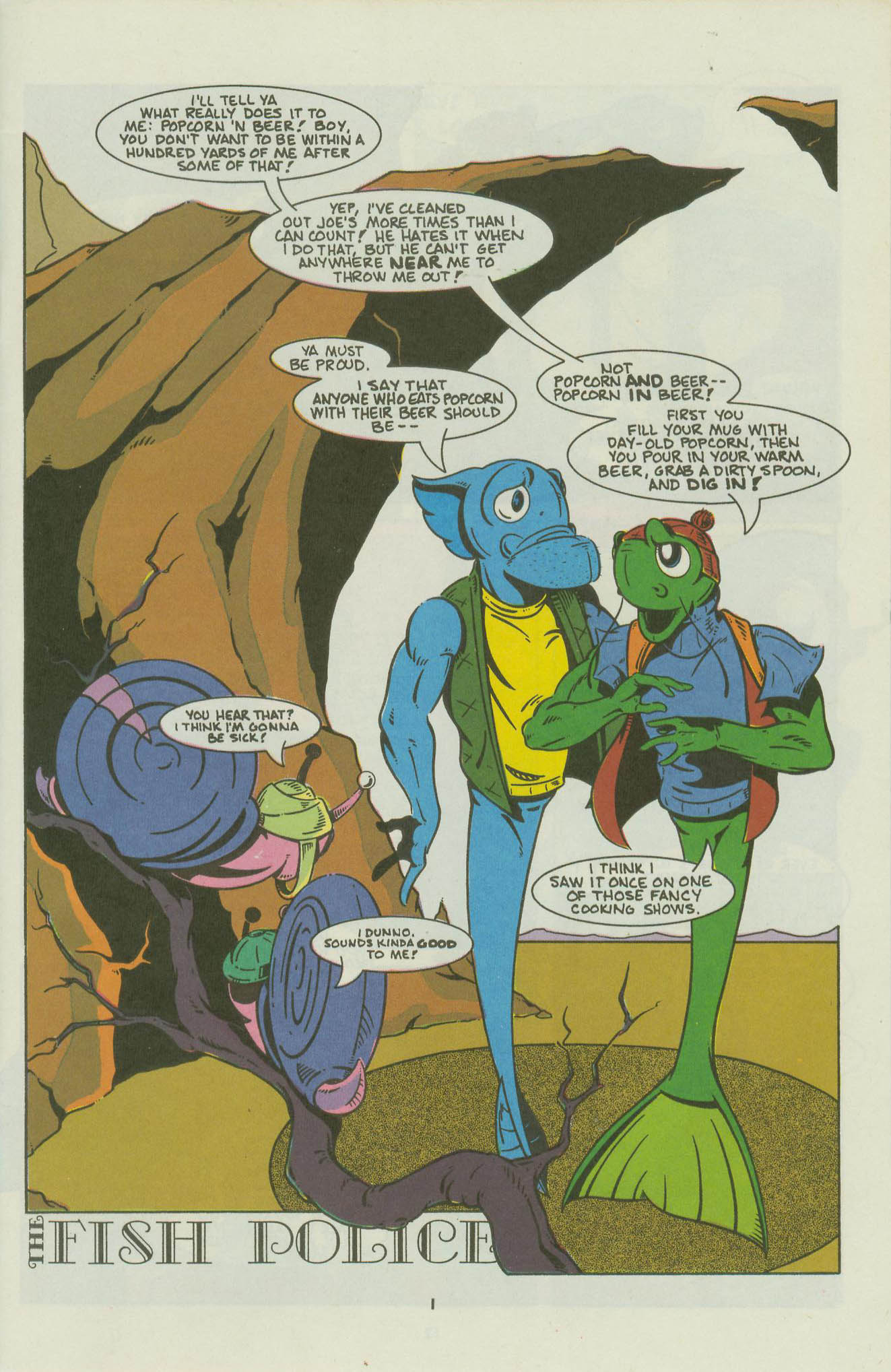 Read online The Fish Police comic -  Issue #16 - 3