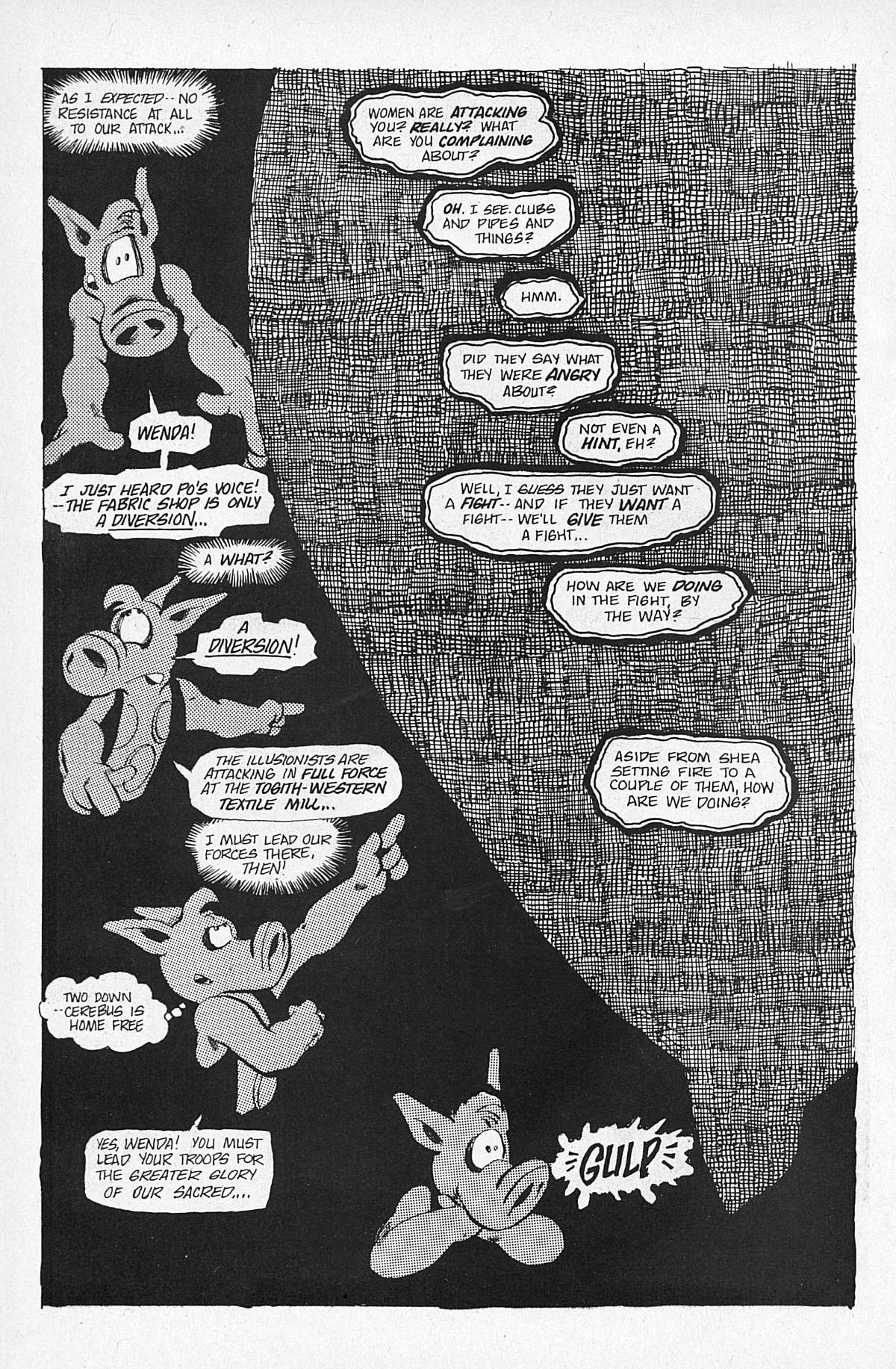 Read online Cerebus comic -  Issue #20 - 22