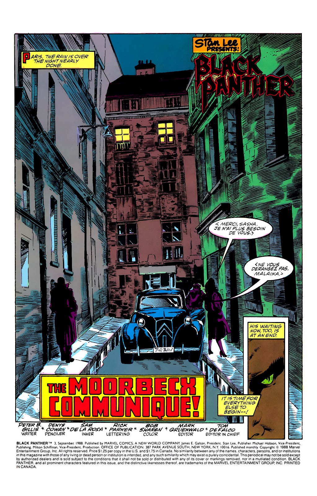 Black Panther (1988) issue 3 - Page 2