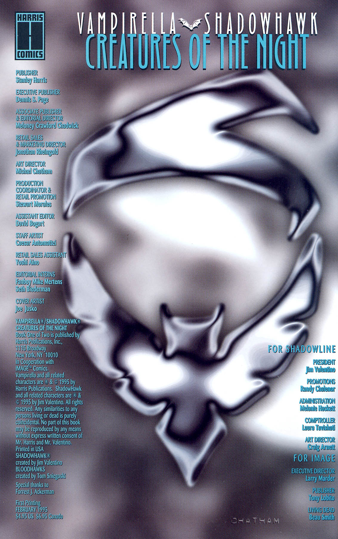 Read online Vampirella/Shadowhawk: Creatures of the Night comic -  Issue # Full - 2